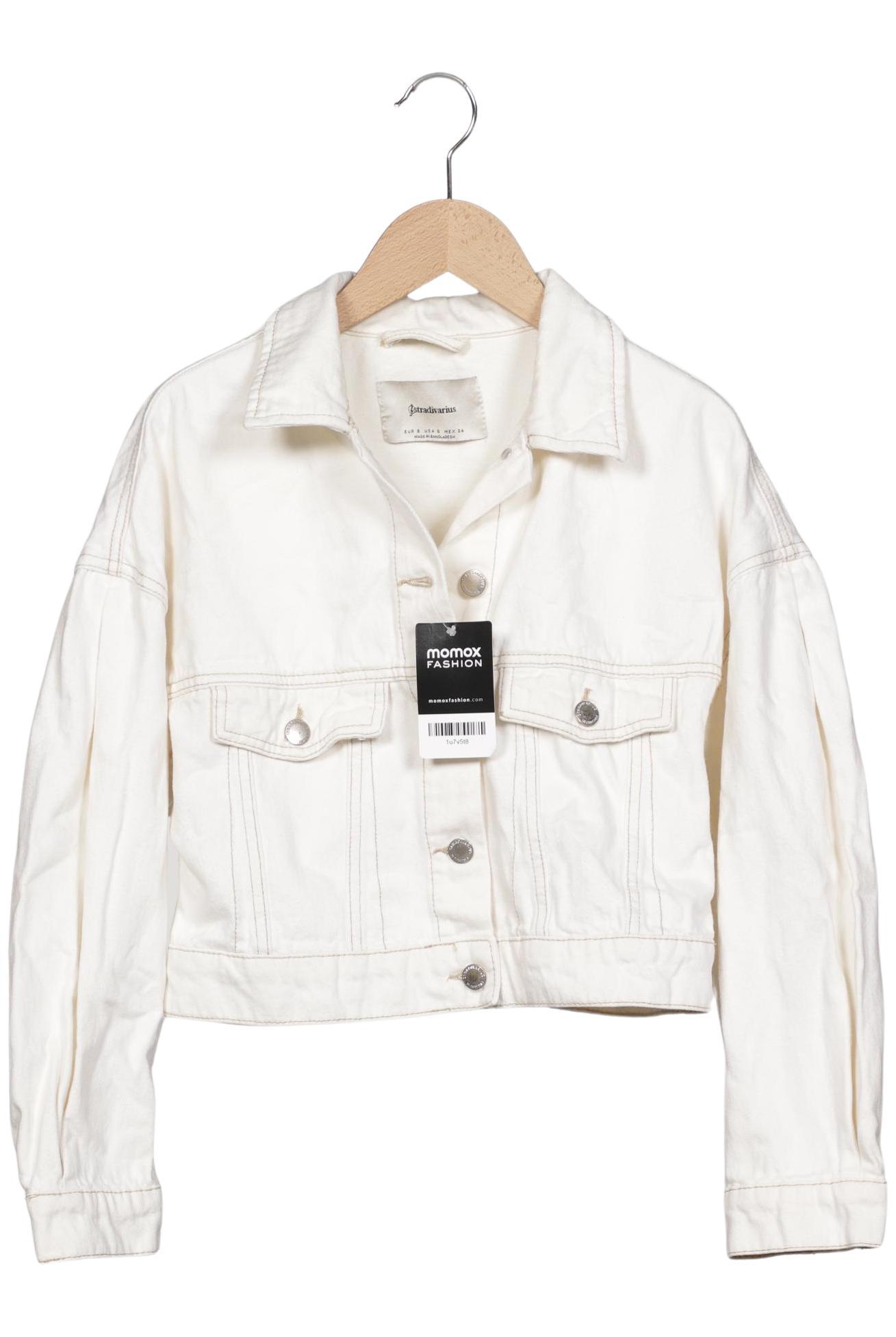 

Stradivarius Damen Jacke, cremeweiß, Gr. 36