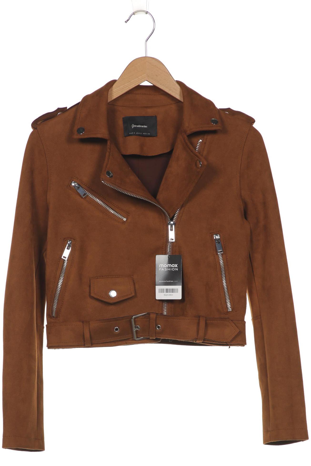 

Stradivarius Damen Jacke, braun, Gr. 36