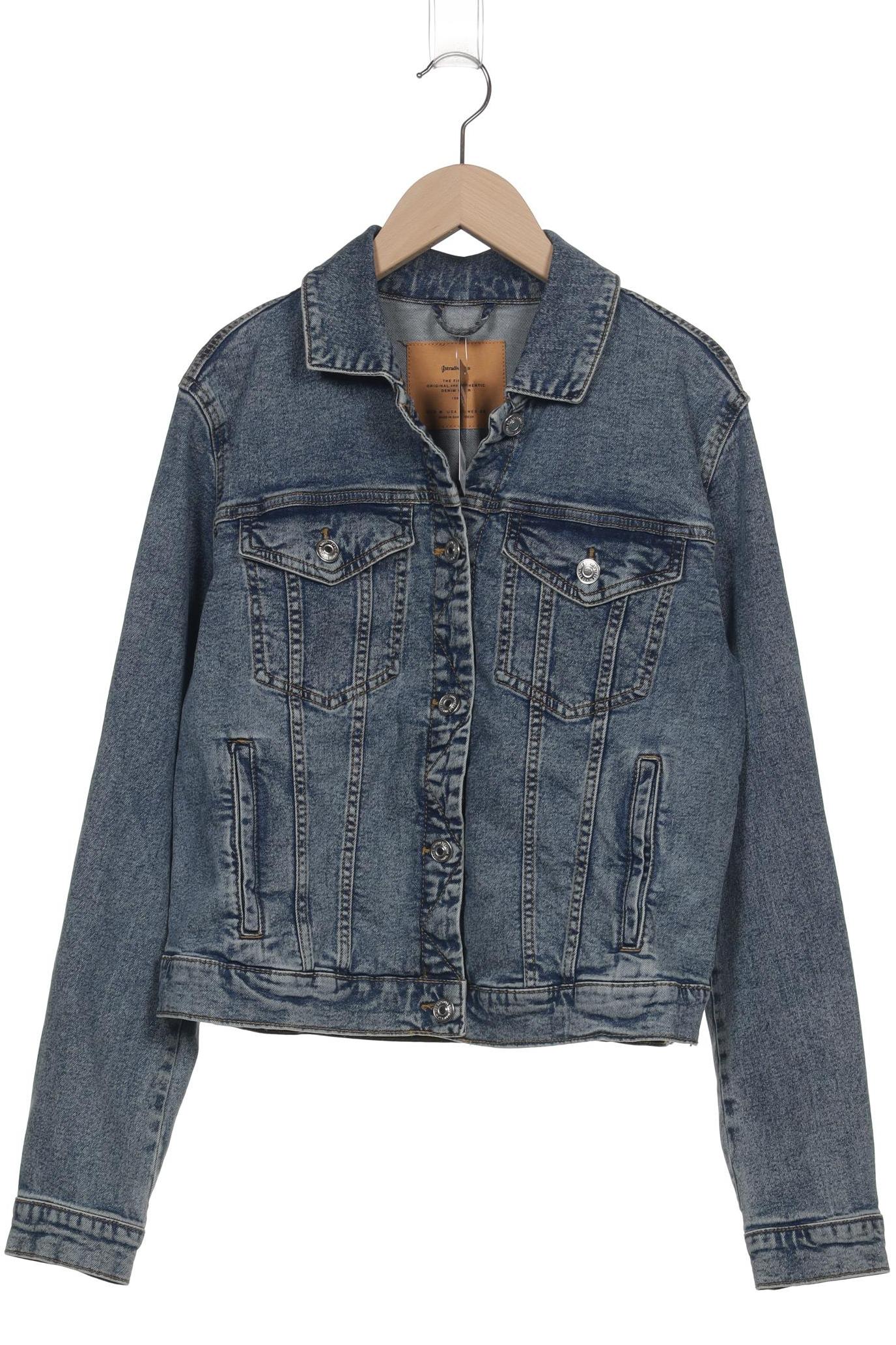 

Stradivarius Damen Jacke, blau, Gr. 38