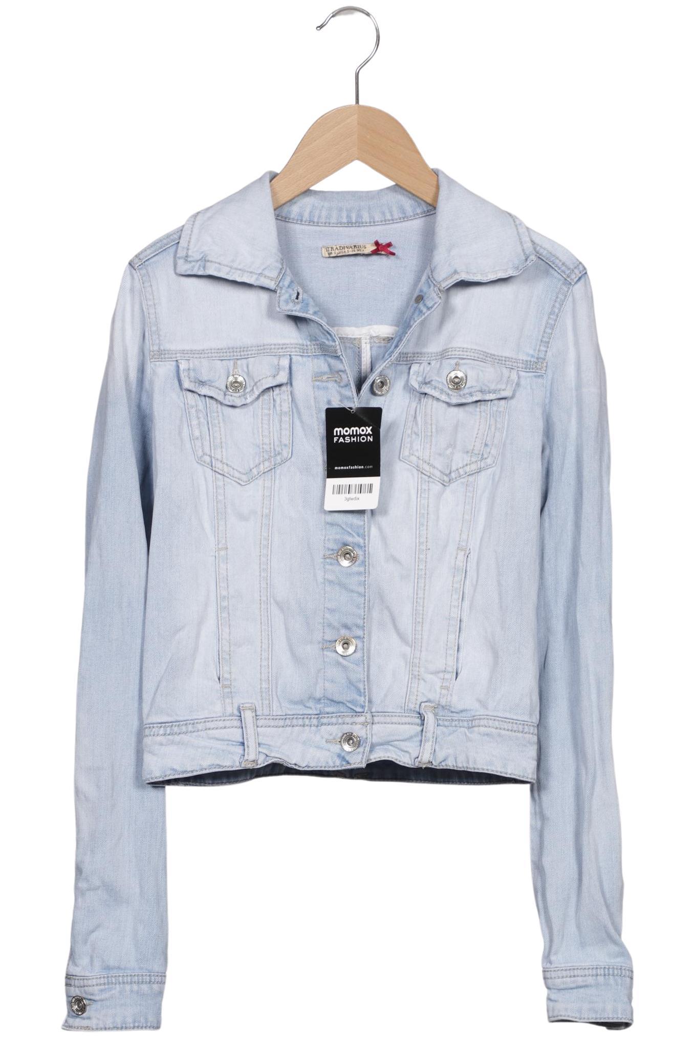 

Stradivarius Damen Jacke, hellblau, Gr. 36