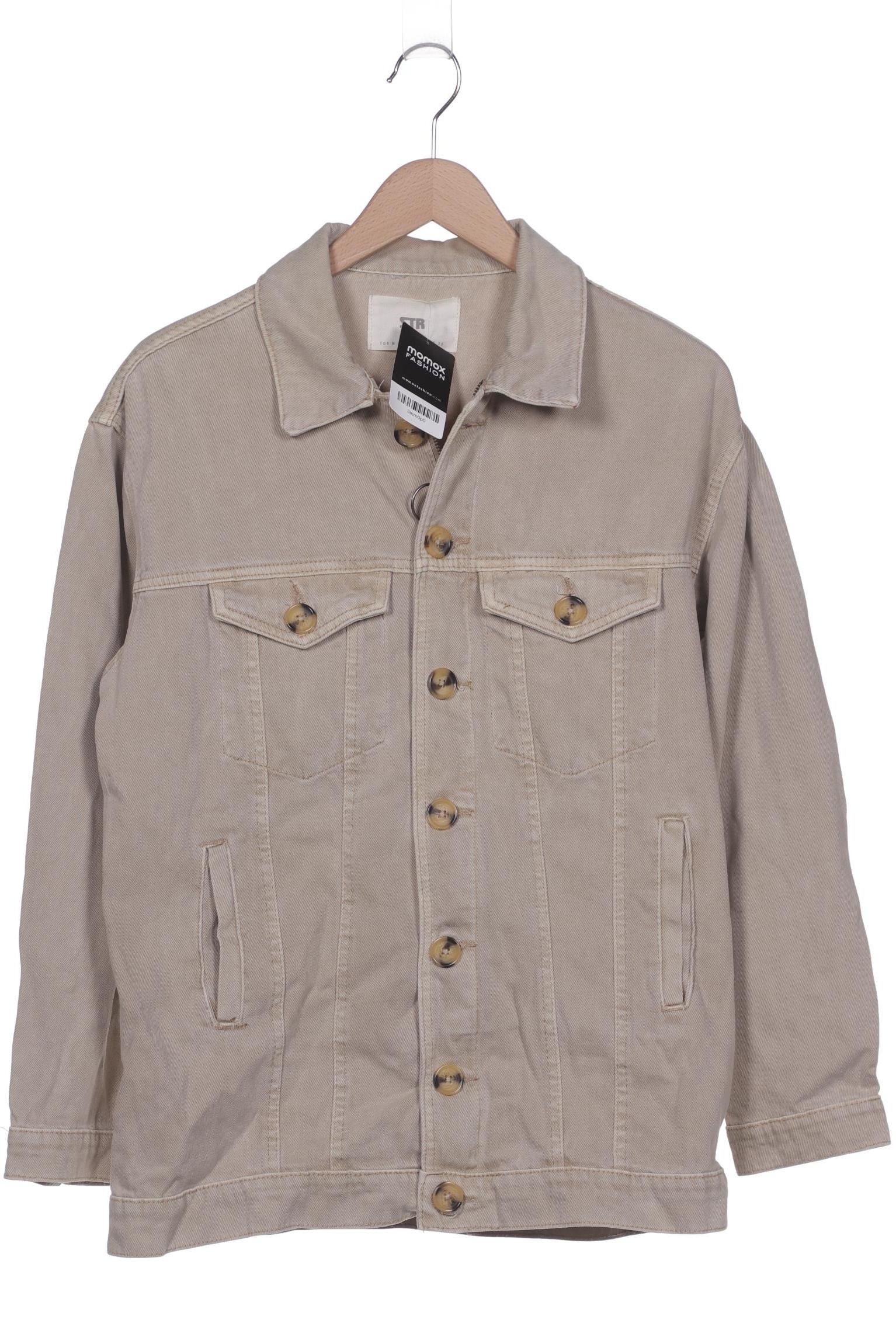 

Stradivarius Damen Jacke, beige, Gr. 38