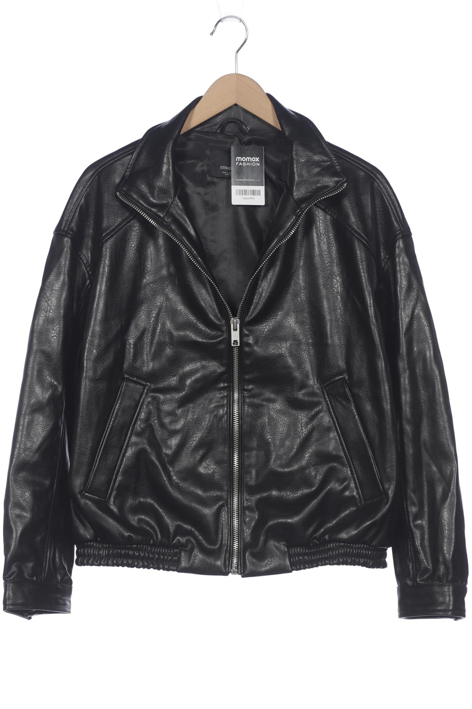 

Stradivarius Damen Jacke, schwarz, Gr. 42