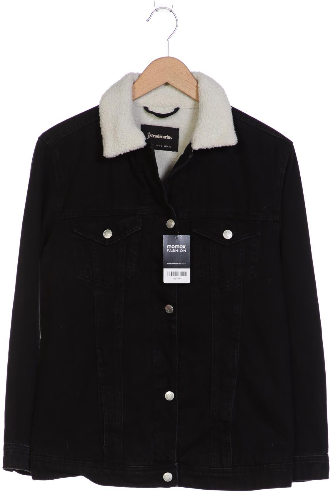 

Stradivarius Damen Jacke, schwarz