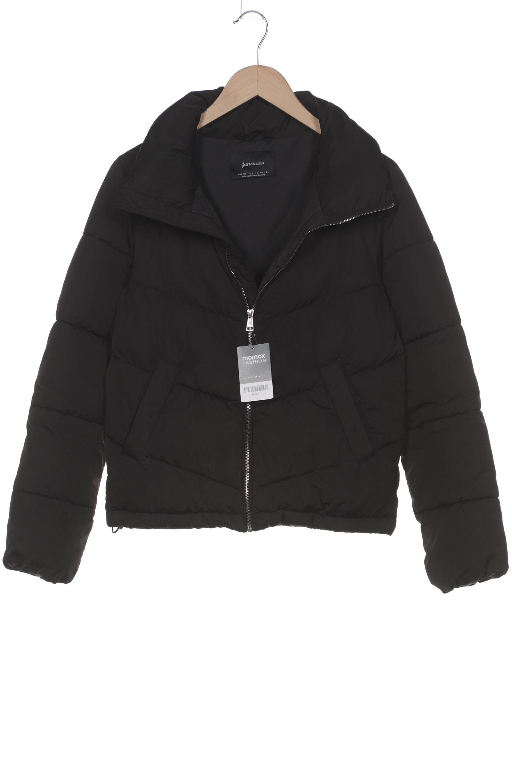 

Stradivarius Damen Jacke, schwarz, Gr. 34