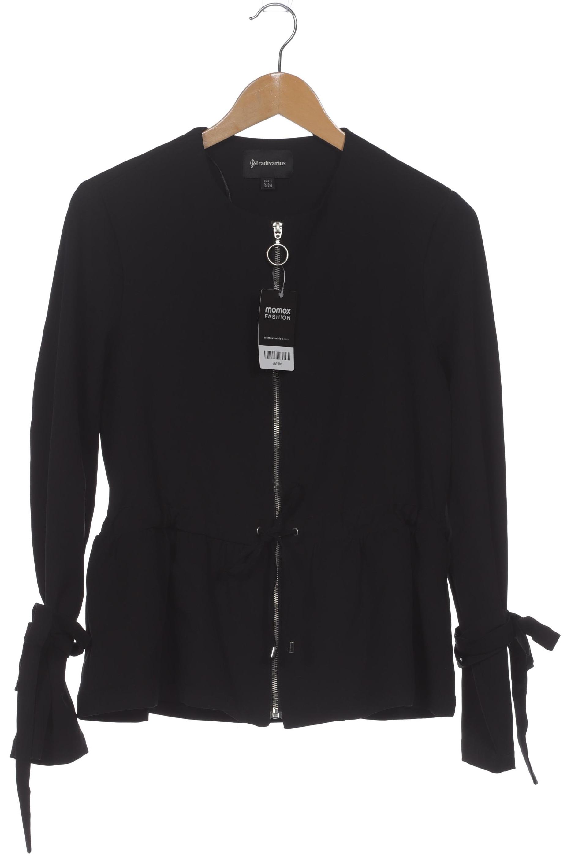 

Stradivarius Damen Jacke, schwarz, Gr. 36