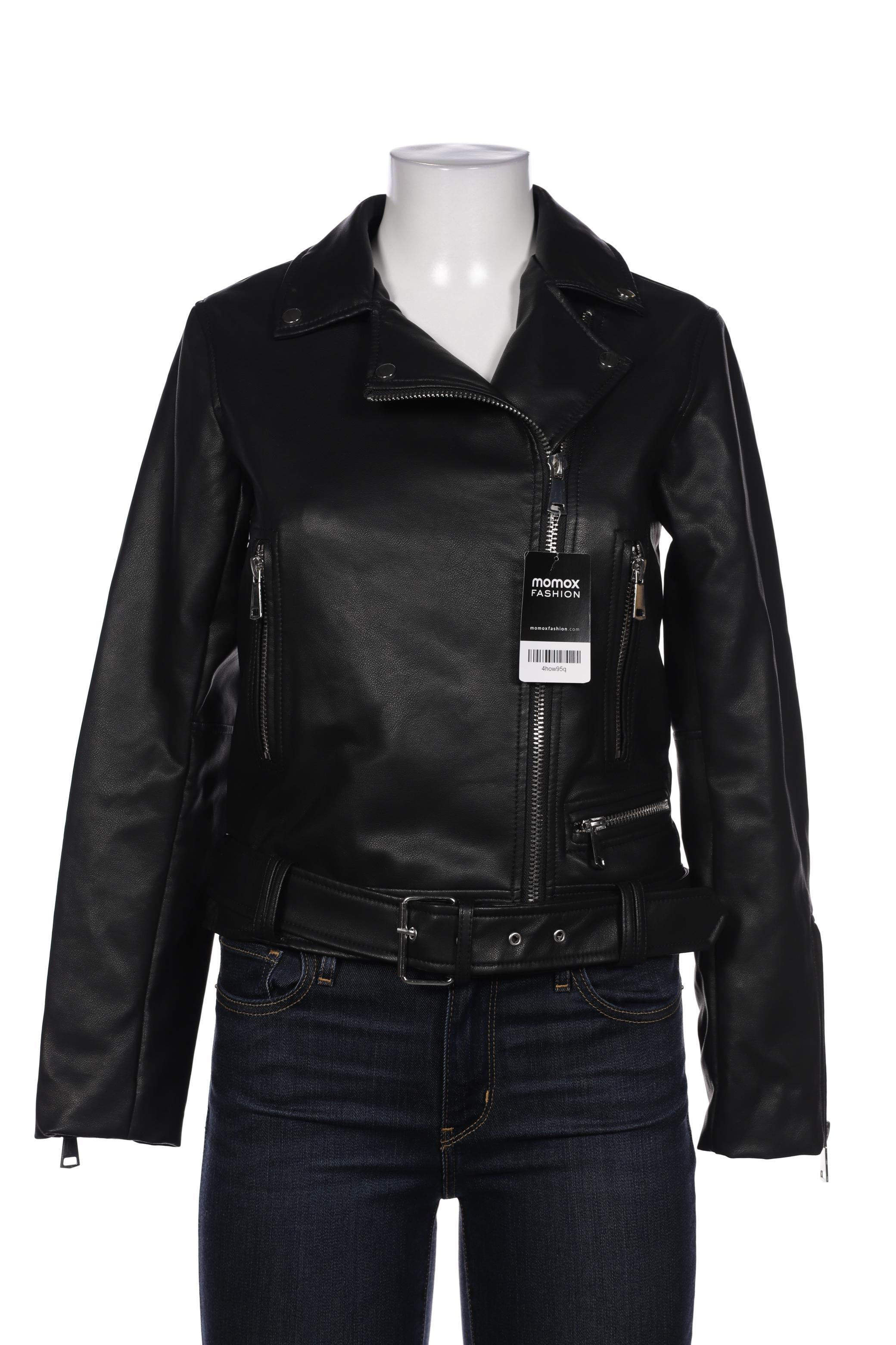

Stradivarius Damen Jacke, schwarz, Gr. 36