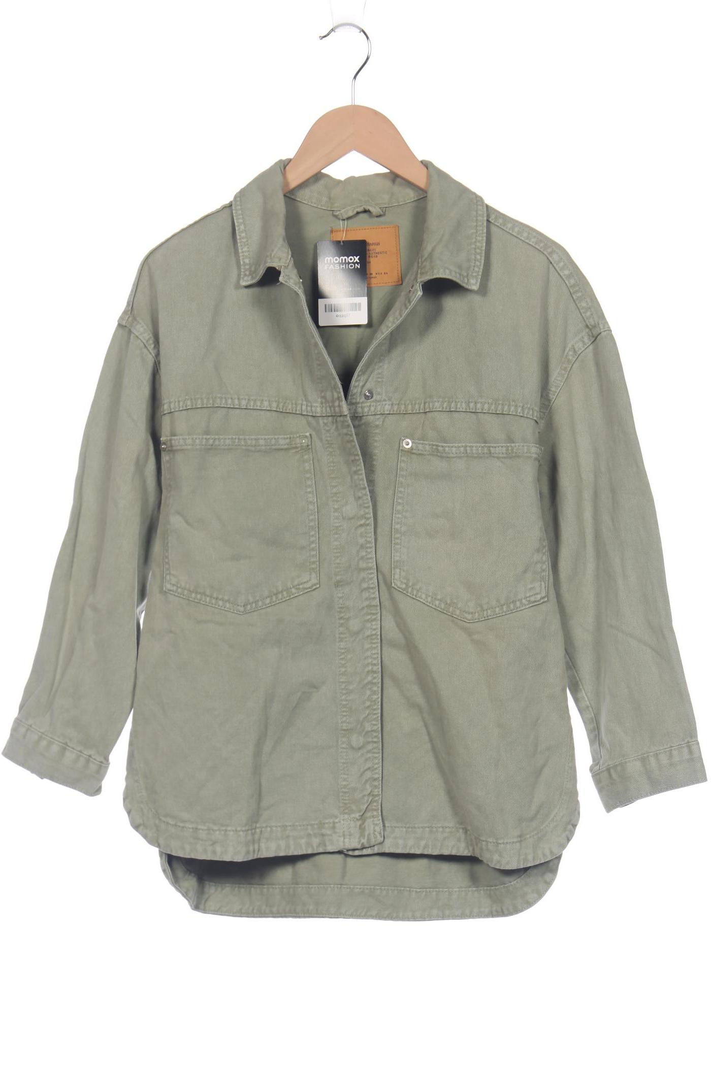 

Stradivarius Damen Jacke, hellgrün, Gr. 34