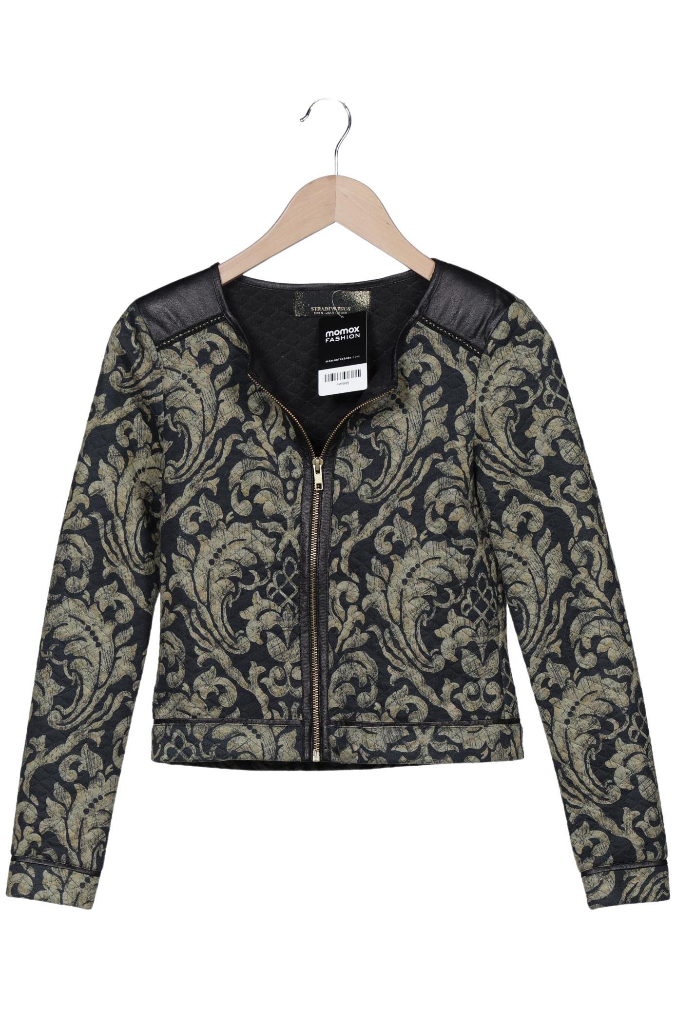

Stradivarius Damen Jacke, grün, Gr. 36