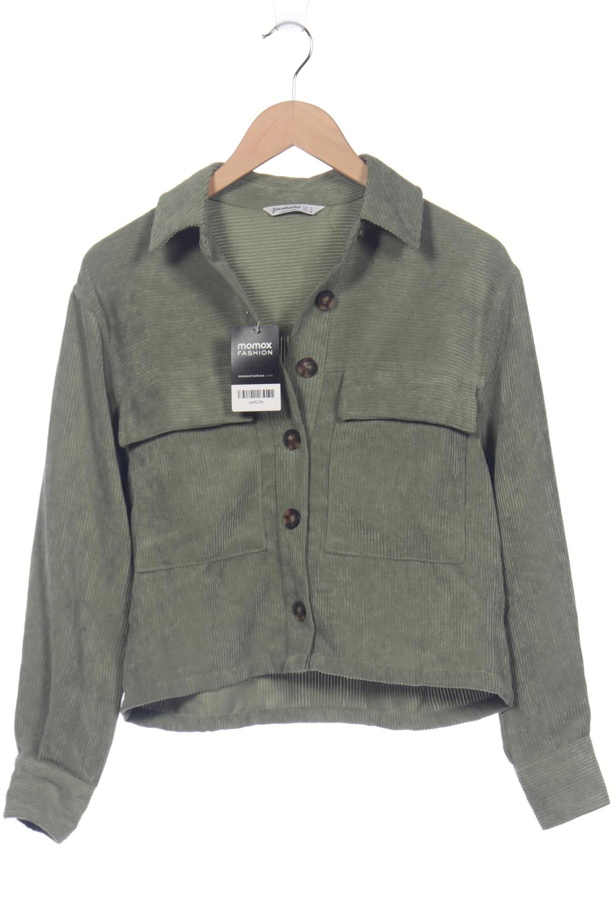 

Stradivarius Damen Jacke, grün, Gr. 38