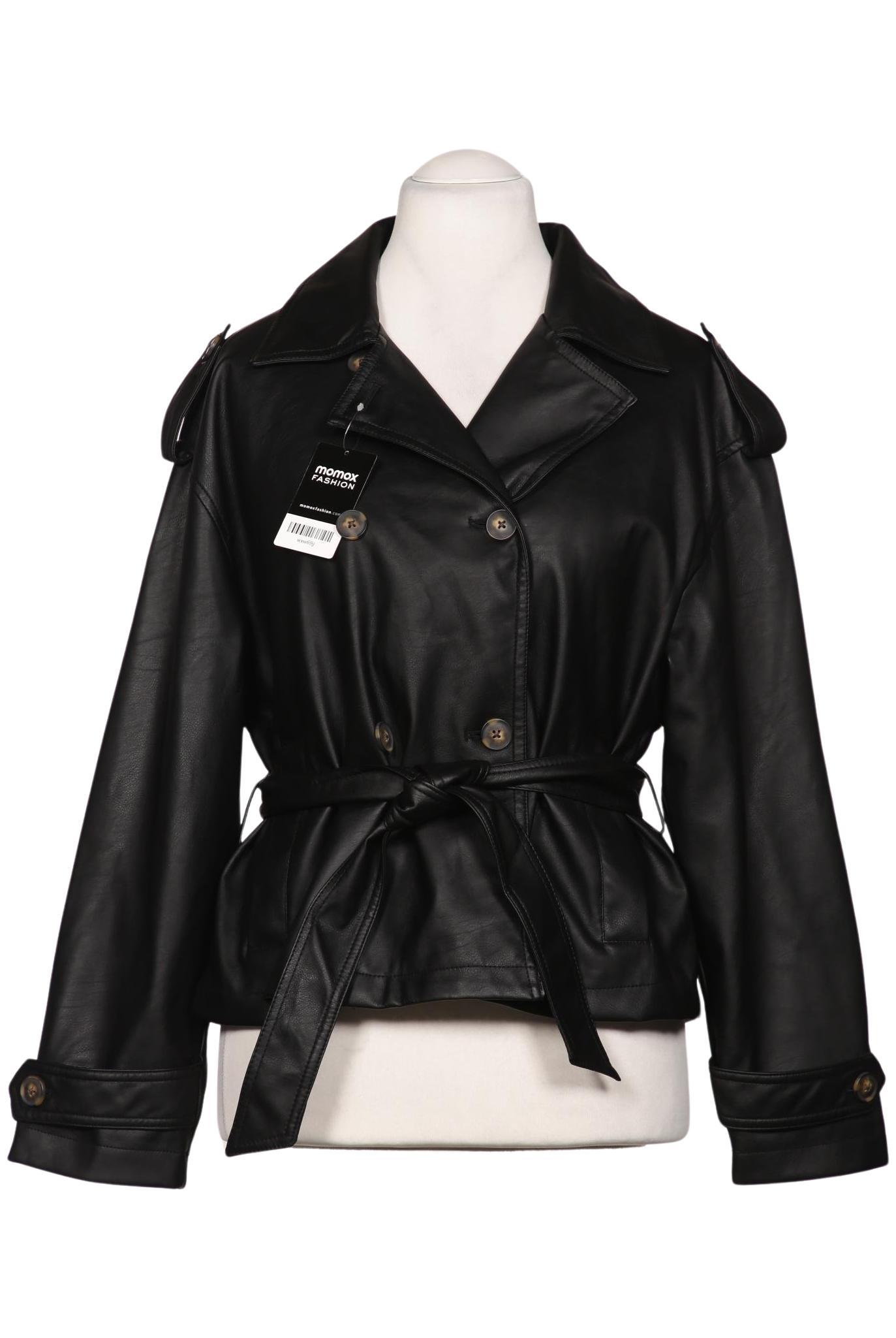 

Stradivarius Damen Jacke, schwarz, Gr. 42