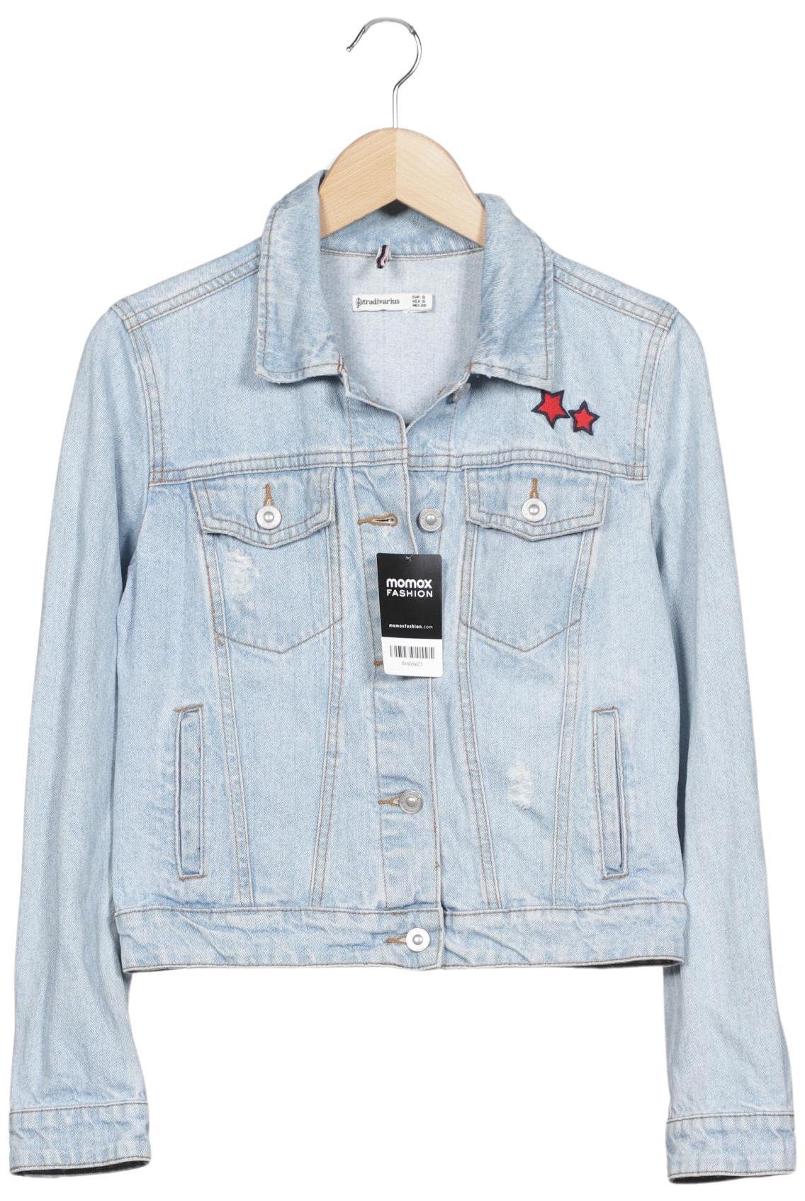 

Stradivarius Damen Jacke, hellblau, Gr. 36