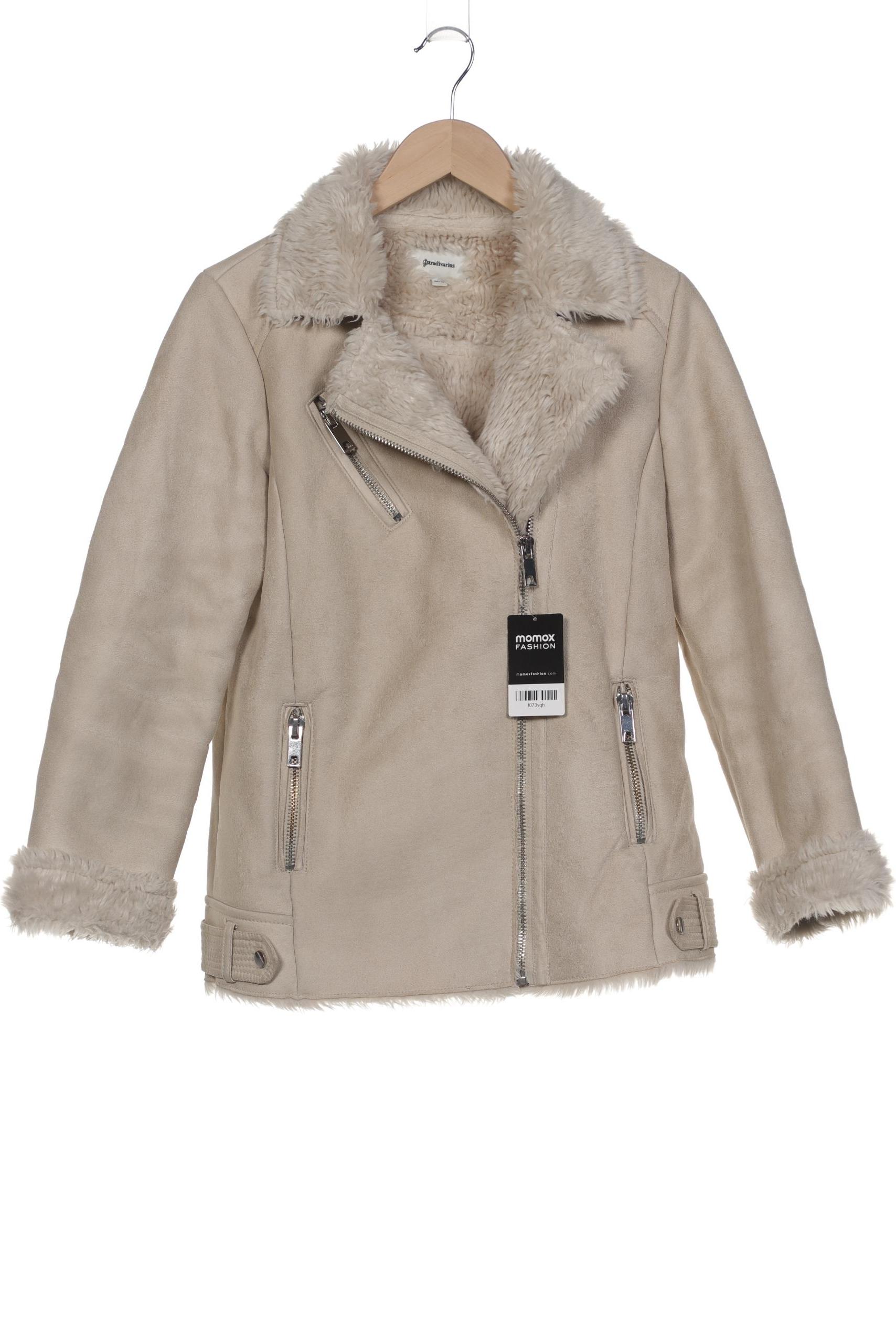 

Stradivarius Damen Jacke, beige, Gr. 36
