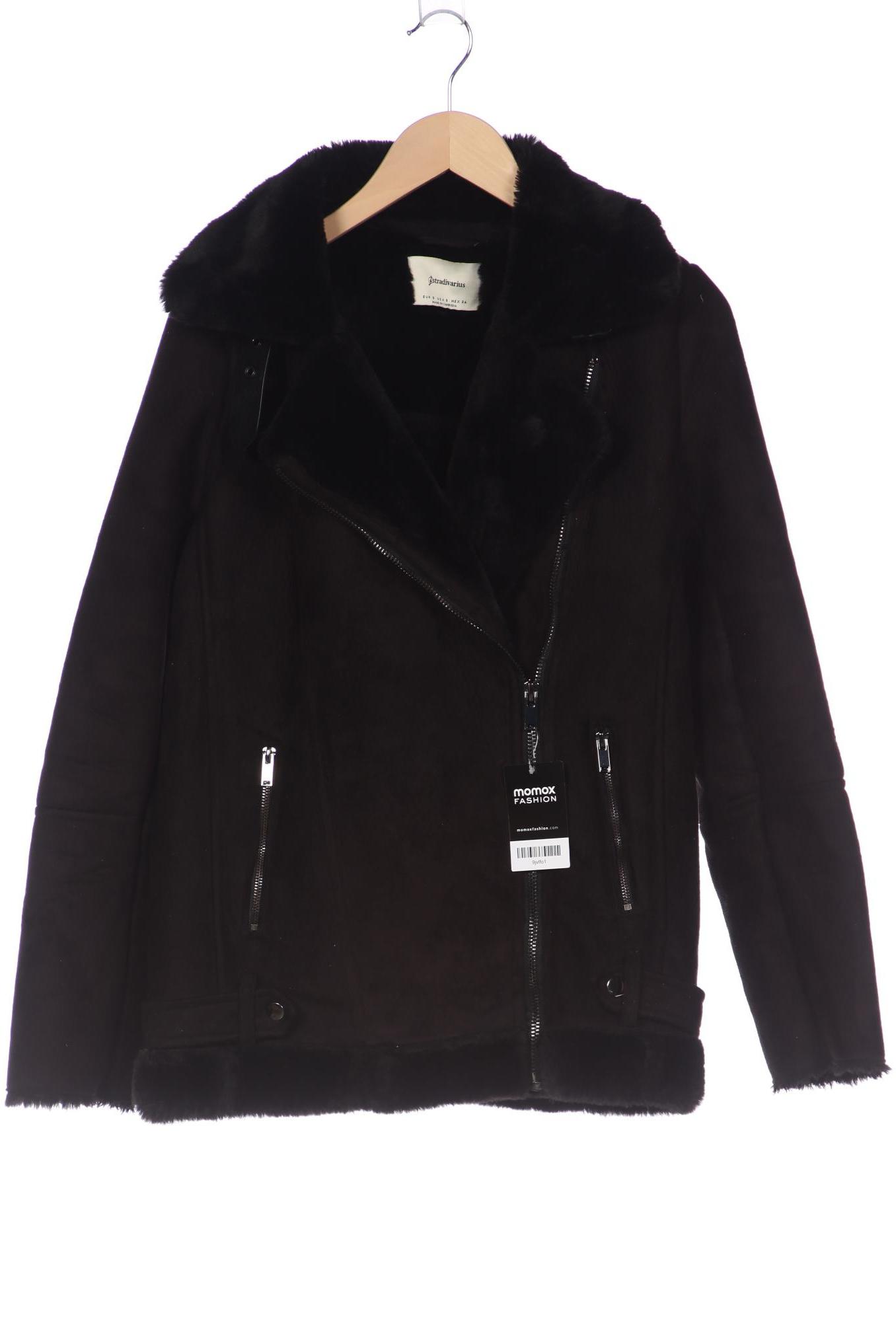 

Stradivarius Damen Jacke, schwarz, Gr. 36