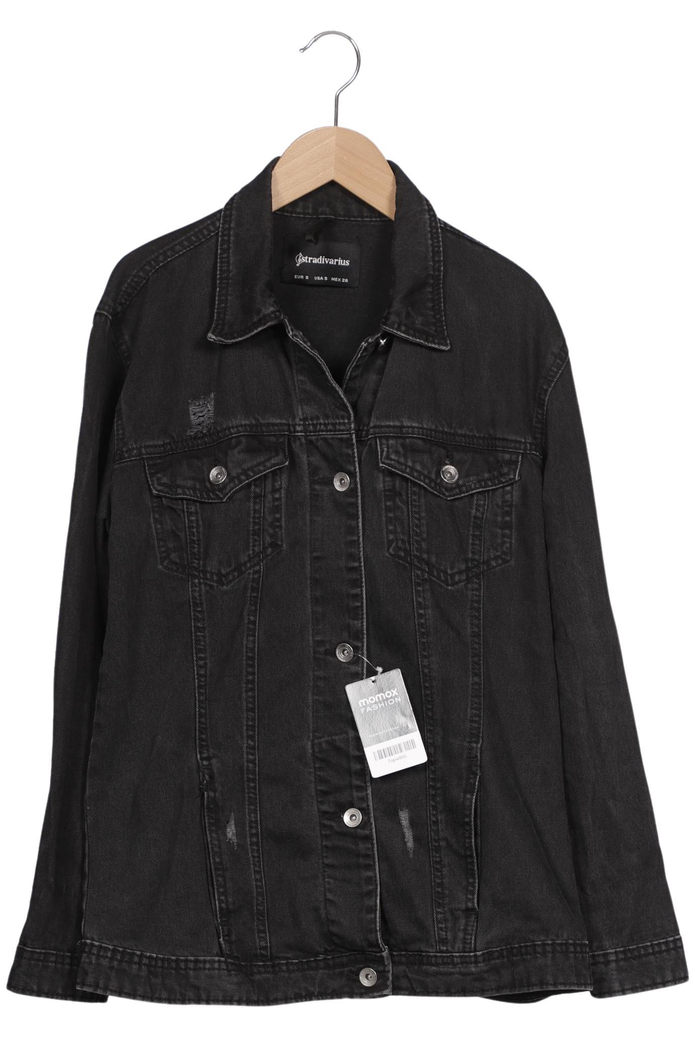 

Stradivarius Damen Jacke, schwarz, Gr. 36