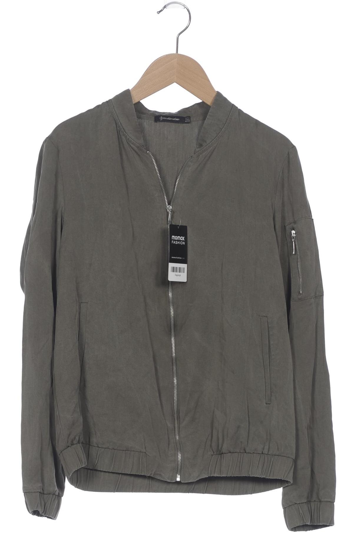 

Stradivarius Damen Jacke, grün, Gr. 38