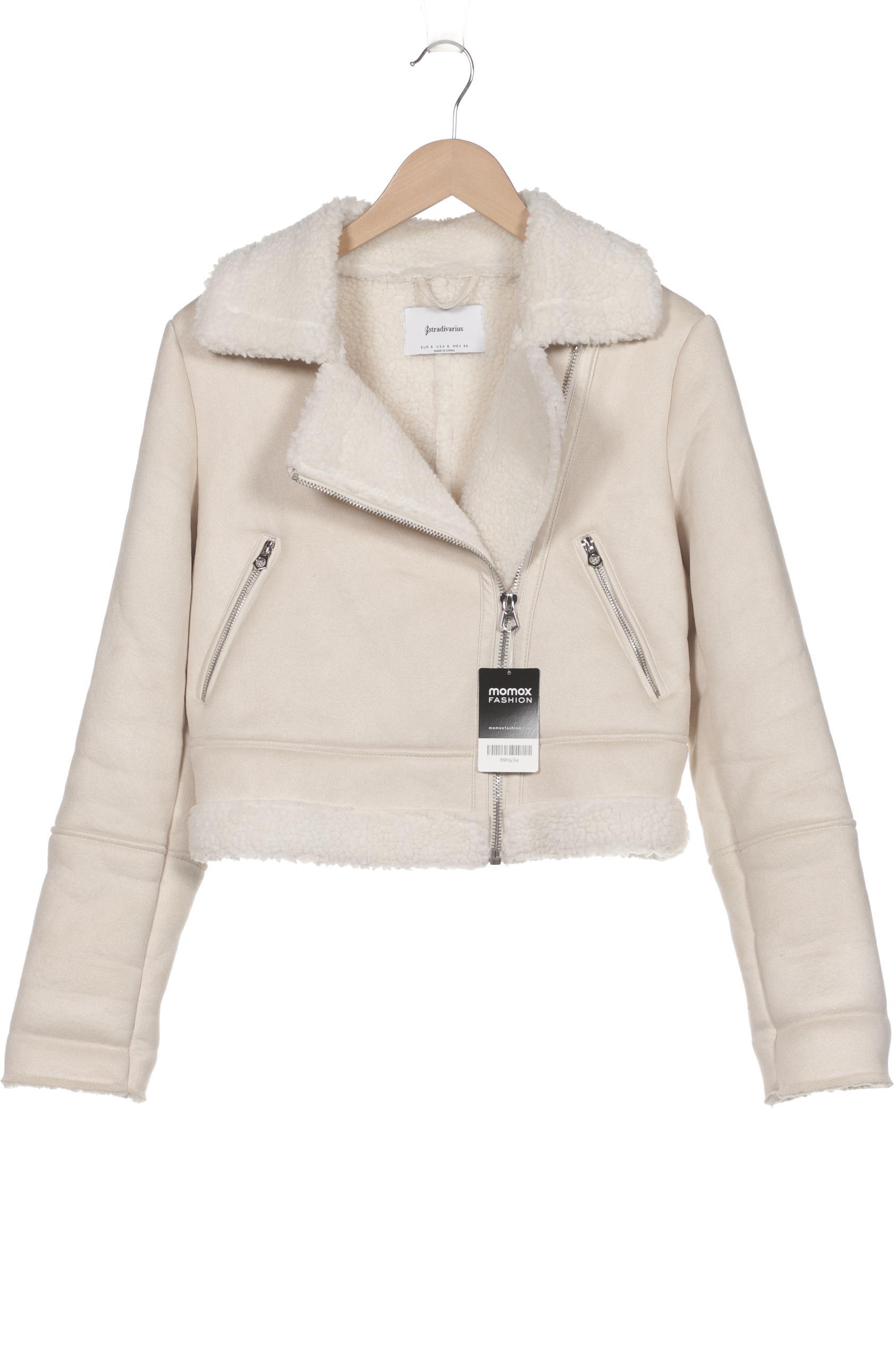 

Stradivarius Damen Jacke, cremeweiß, Gr. 36