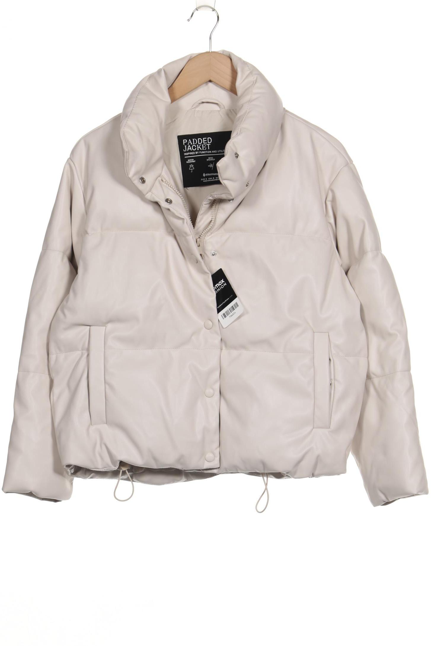 

Stradivarius Damen Jacke, weiß, Gr. 36