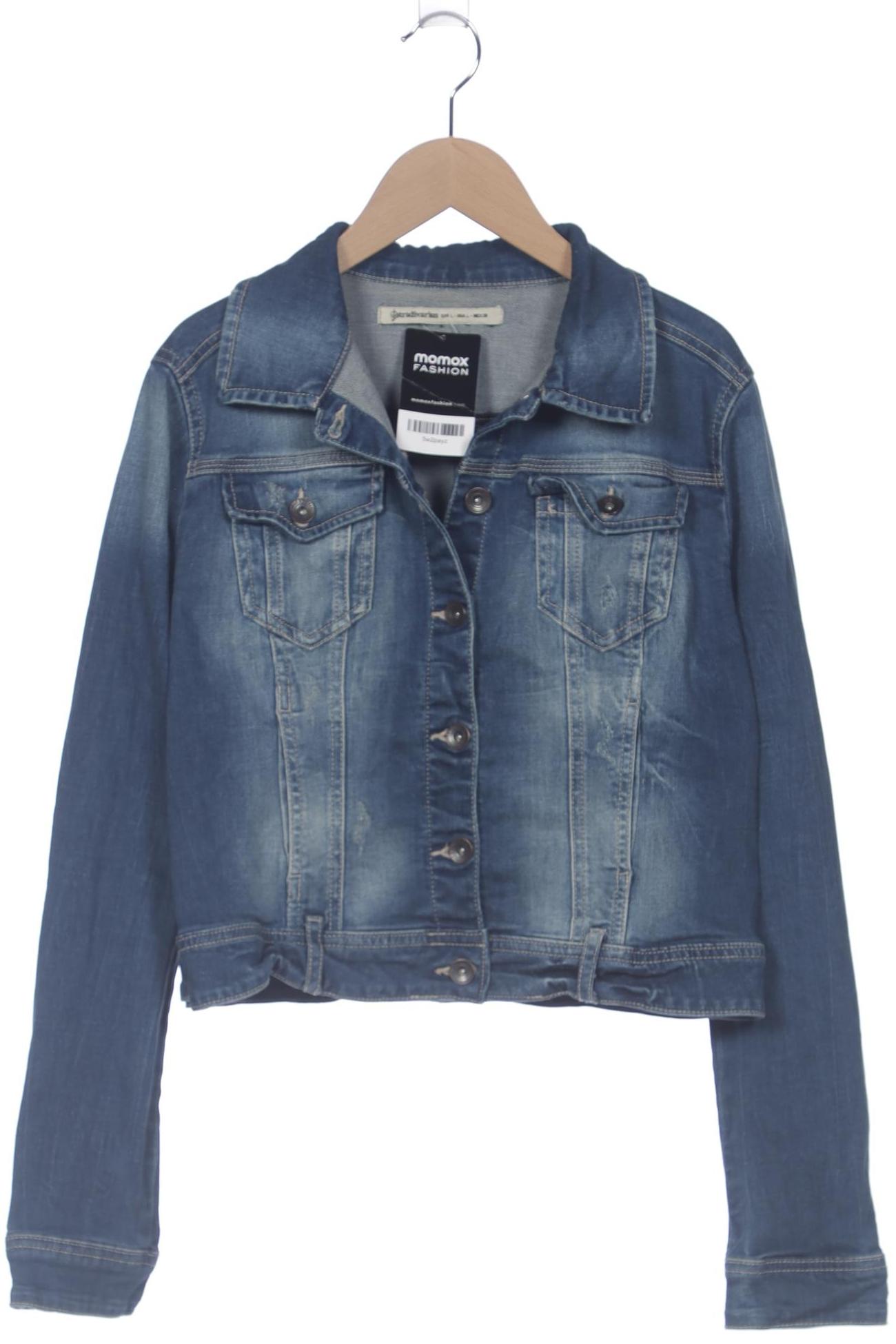 

Stradivarius Damen Jacke, blau, Gr. 42