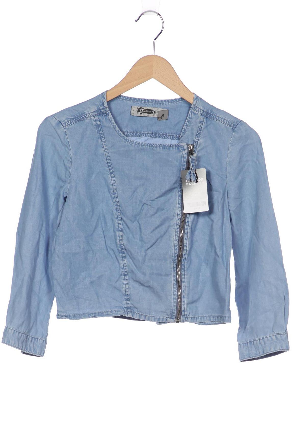 

Stradivarius Damen Jacke, blau, Gr. 38