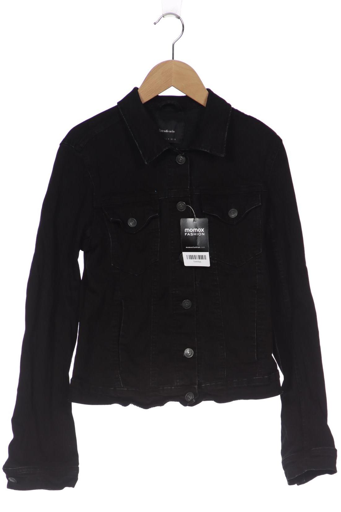 

Stradivarius Damen Jacke, schwarz, Gr. 38