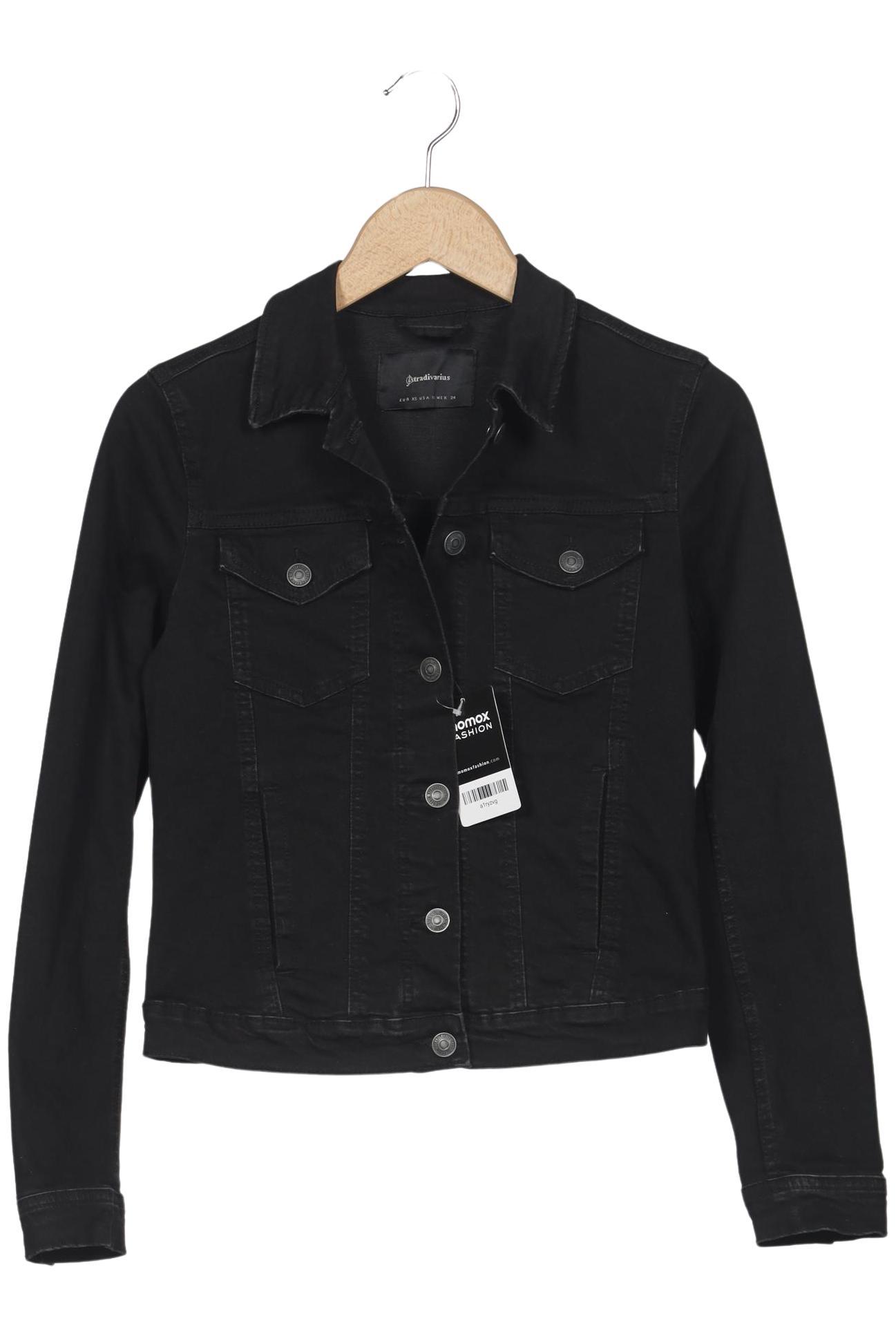 

Stradivarius Damen Jacke, schwarz, Gr. 34