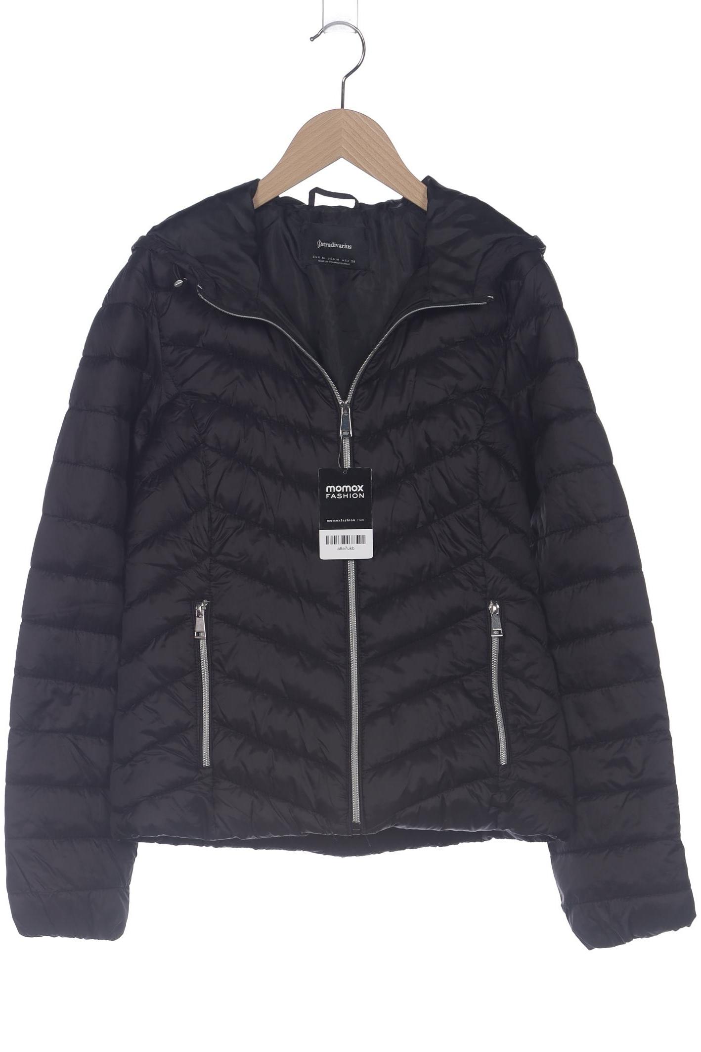 

Stradivarius Damen Jacke, schwarz, Gr. 38