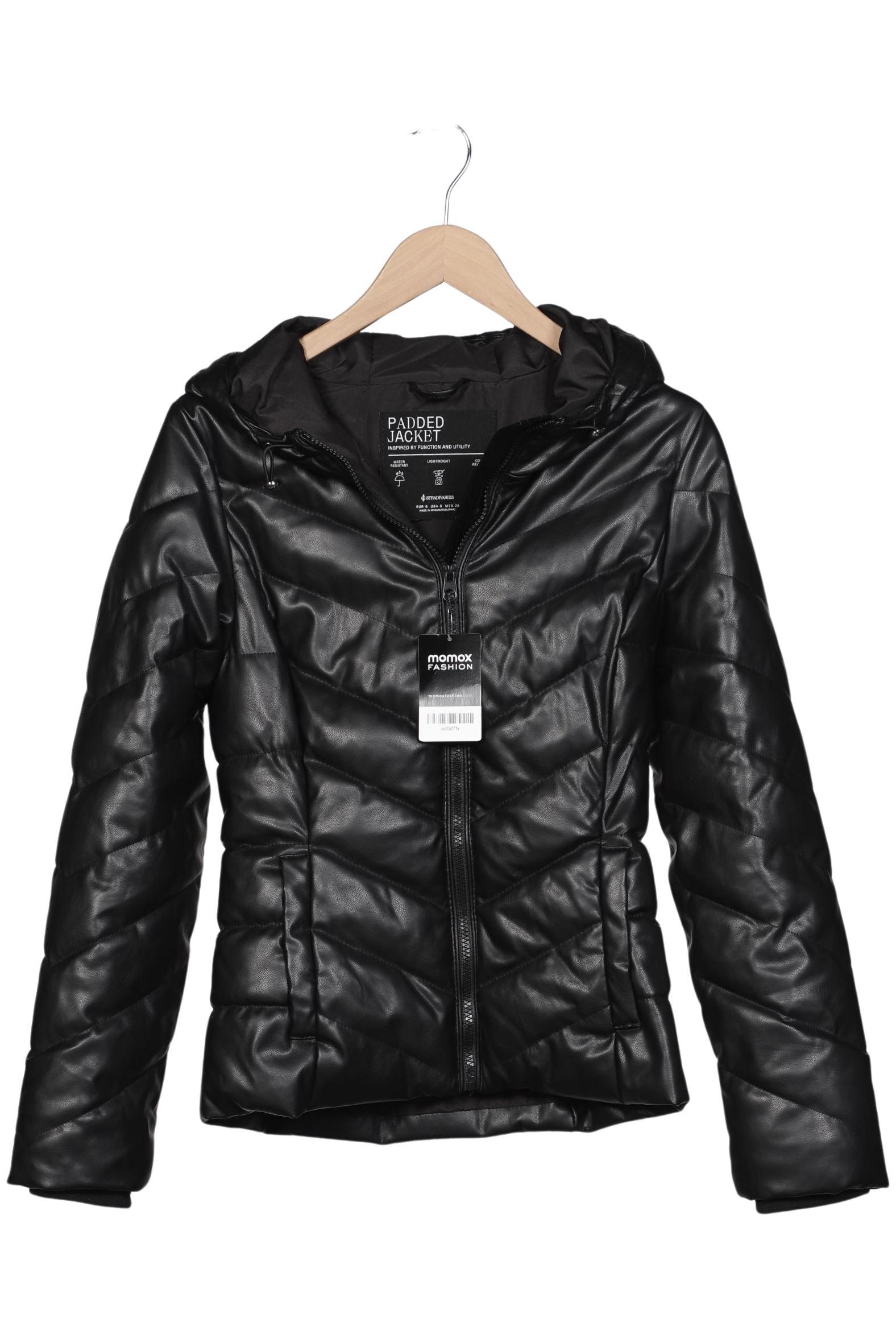 

Stradivarius Damen Jacke, schwarz, Gr. 36