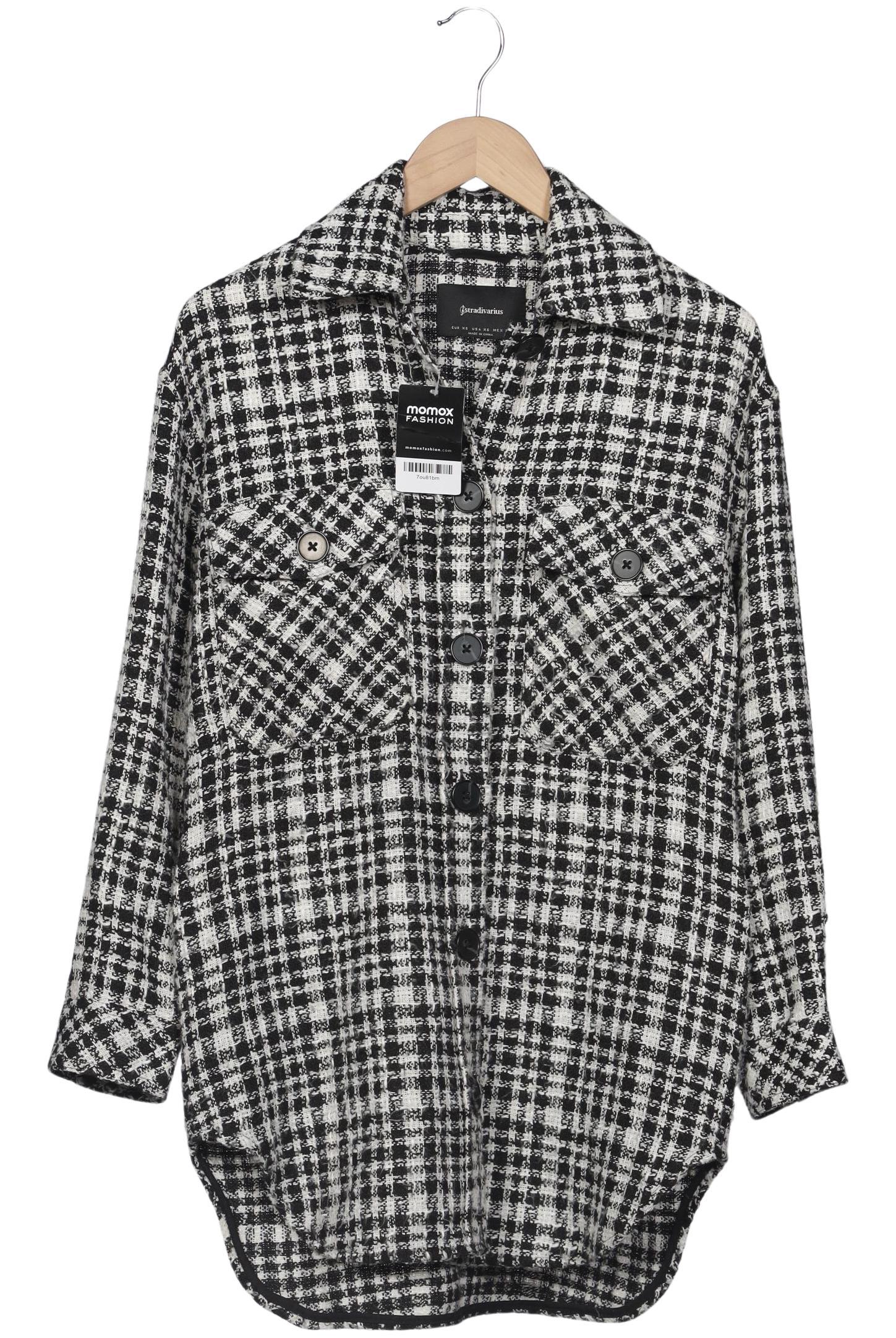 

Stradivarius Damen Jacke, schwarz, Gr. 34