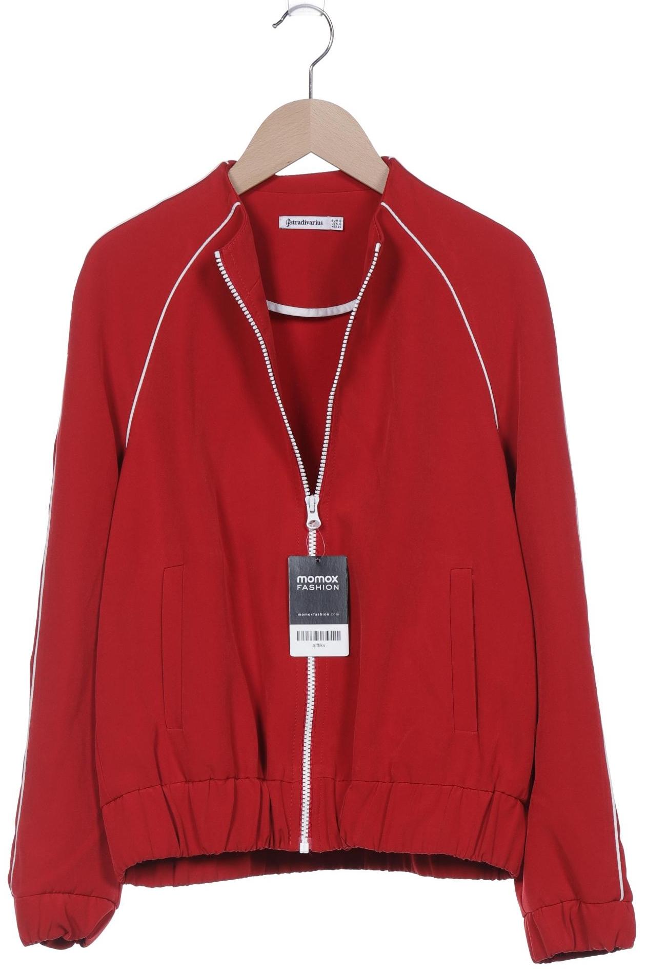 

Stradivarius Damen Jacke, rot, Gr. 36