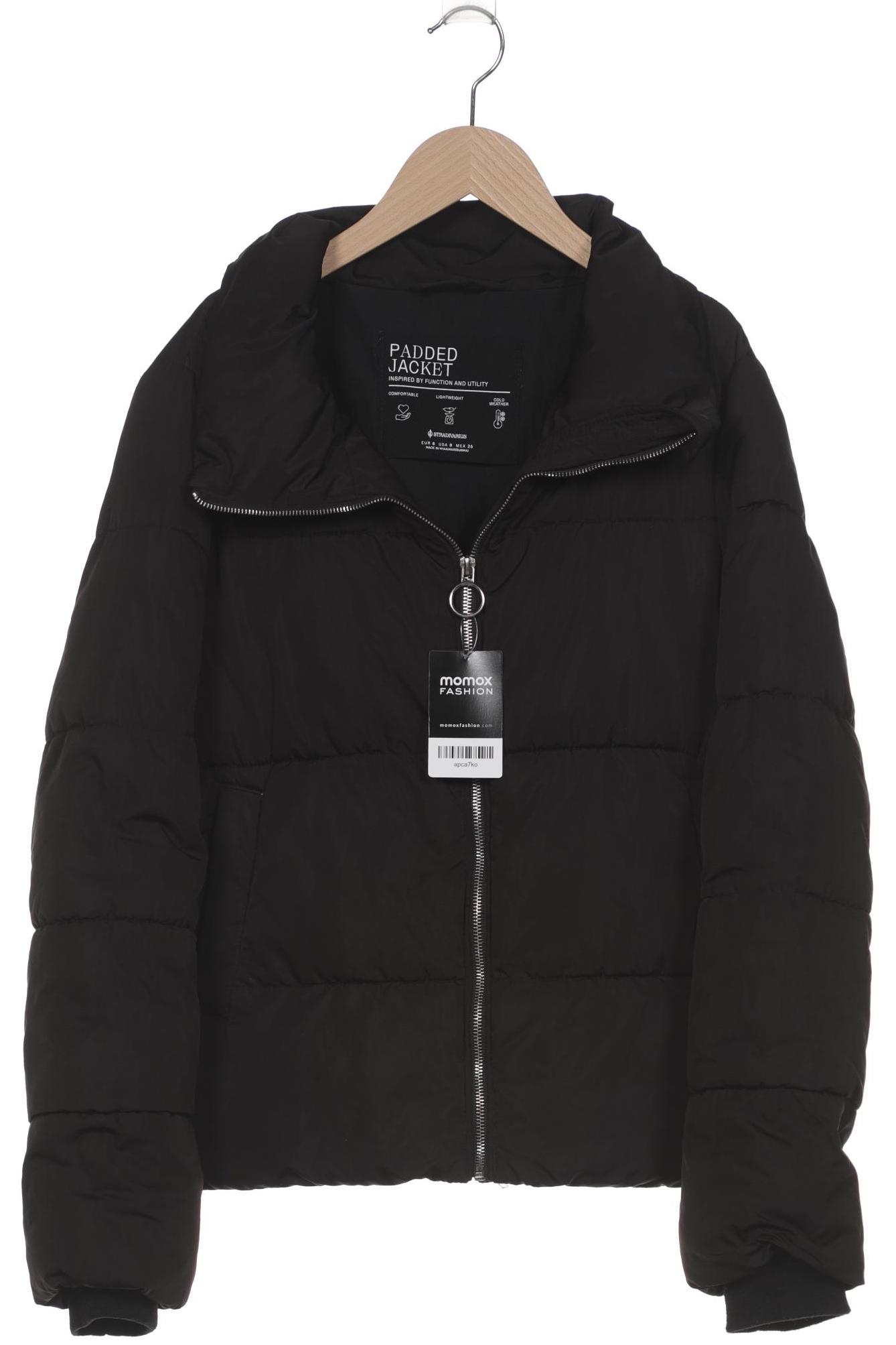 

Stradivarius Damen Jacke, schwarz, Gr. 36