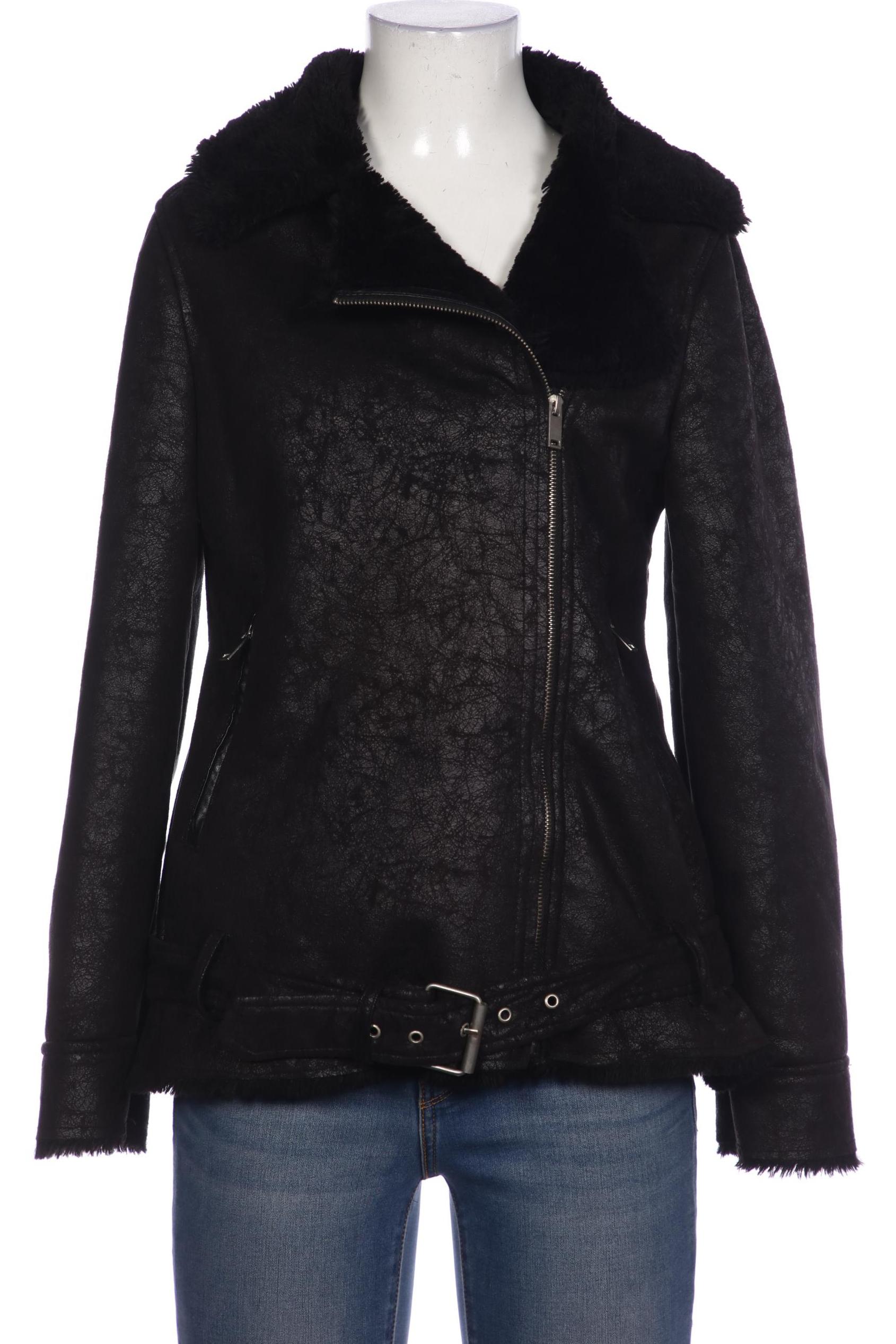 

Stradivarius Damen Jacke, schwarz, Gr. 36