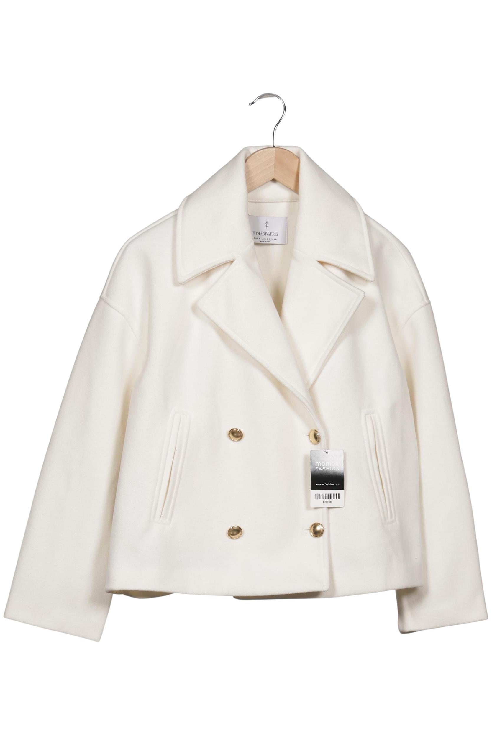 

Stradivarius Damen Jacke, cremeweiß, Gr. 36