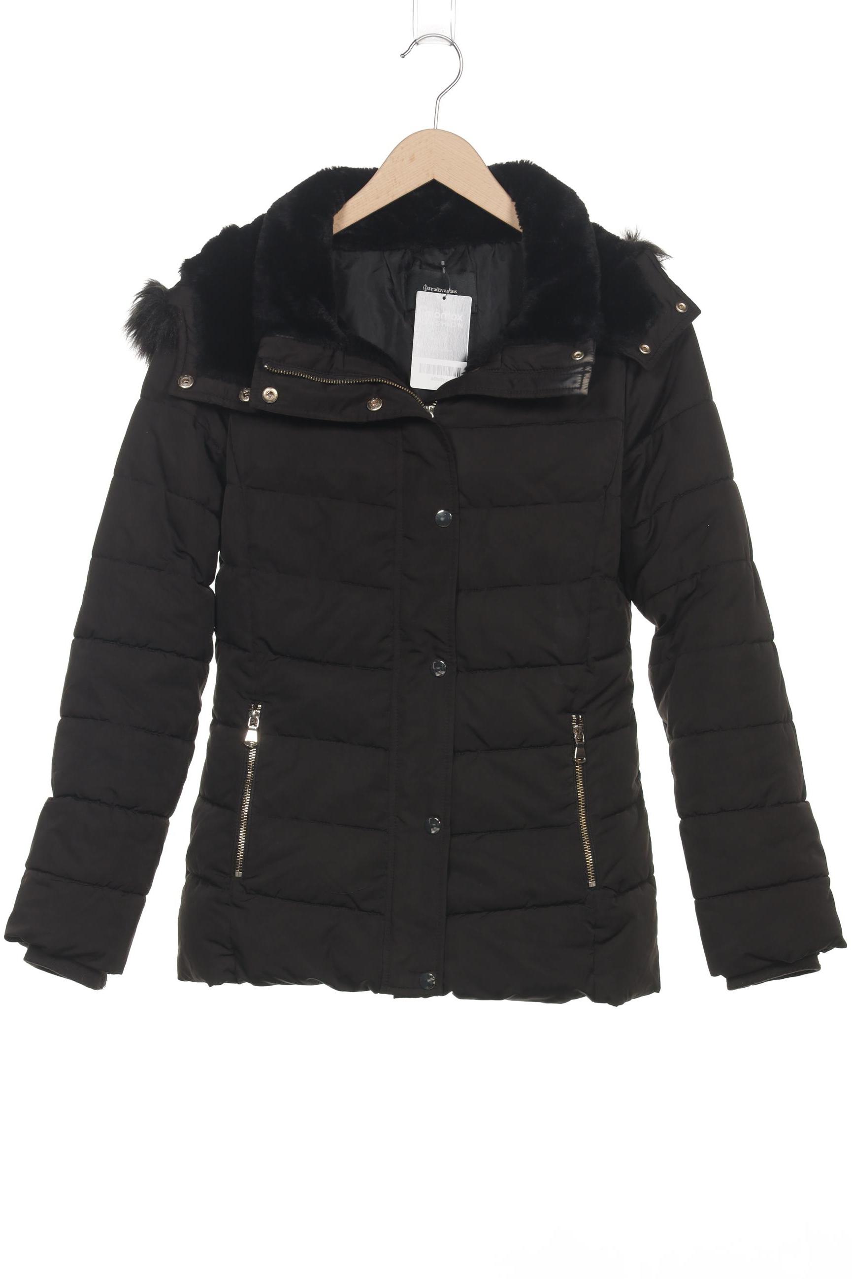 

Stradivarius Damen Jacke, schwarz, Gr. 38