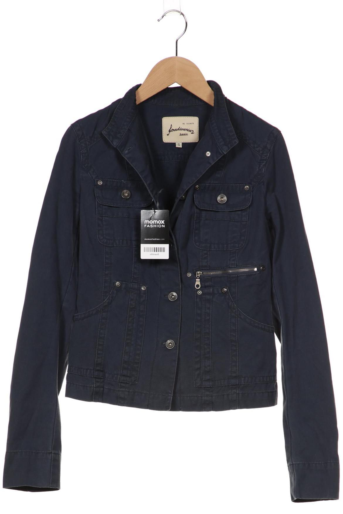 

Stradivarius Damen Jacke, marineblau, Gr. 36
