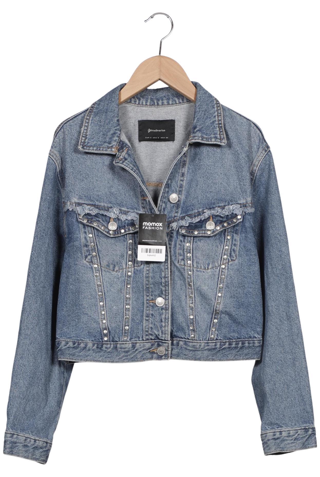 

Stradivarius Damen Jacke, blau, Gr. 36