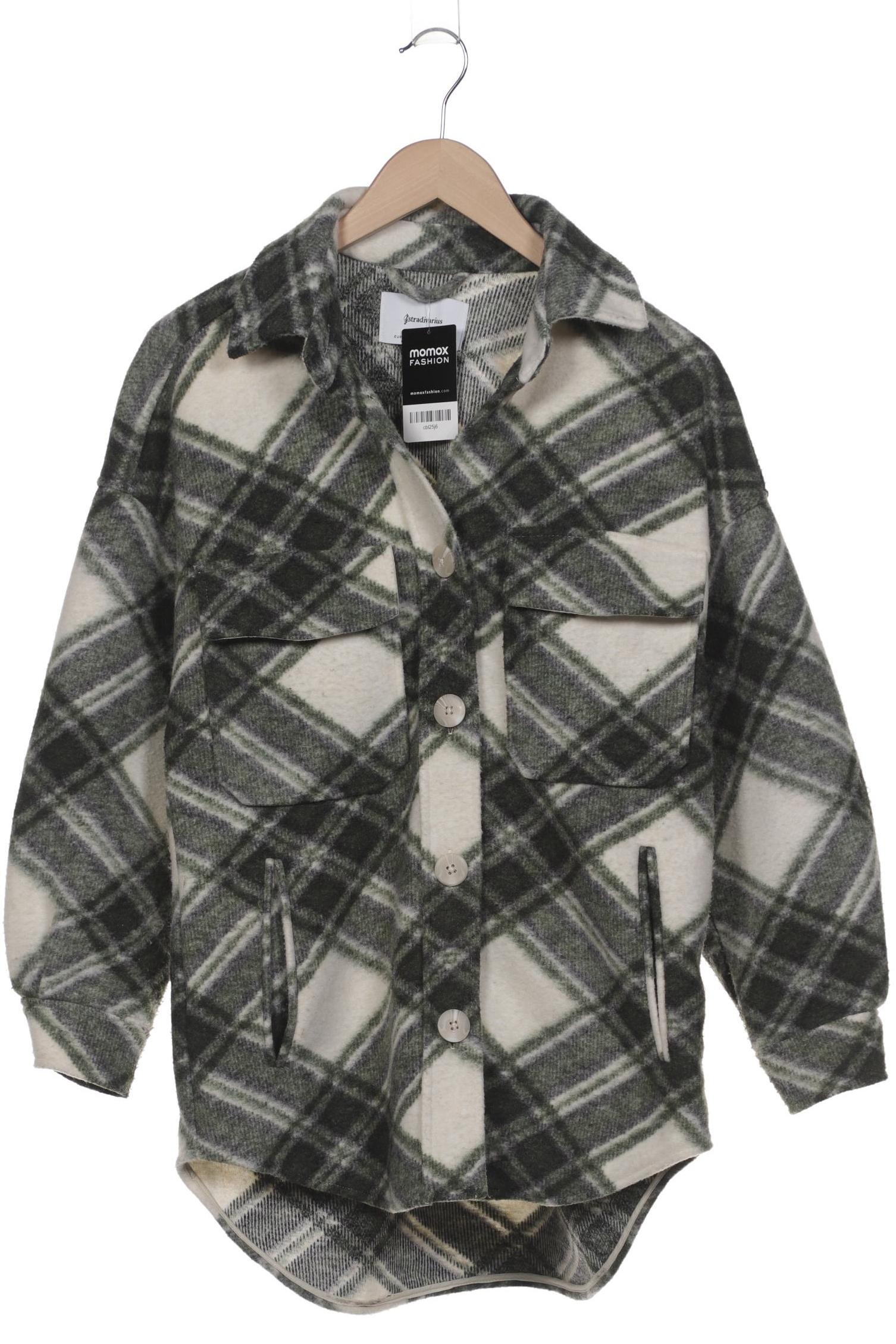 

Stradivarius Damen Jacke, grün, Gr. 34