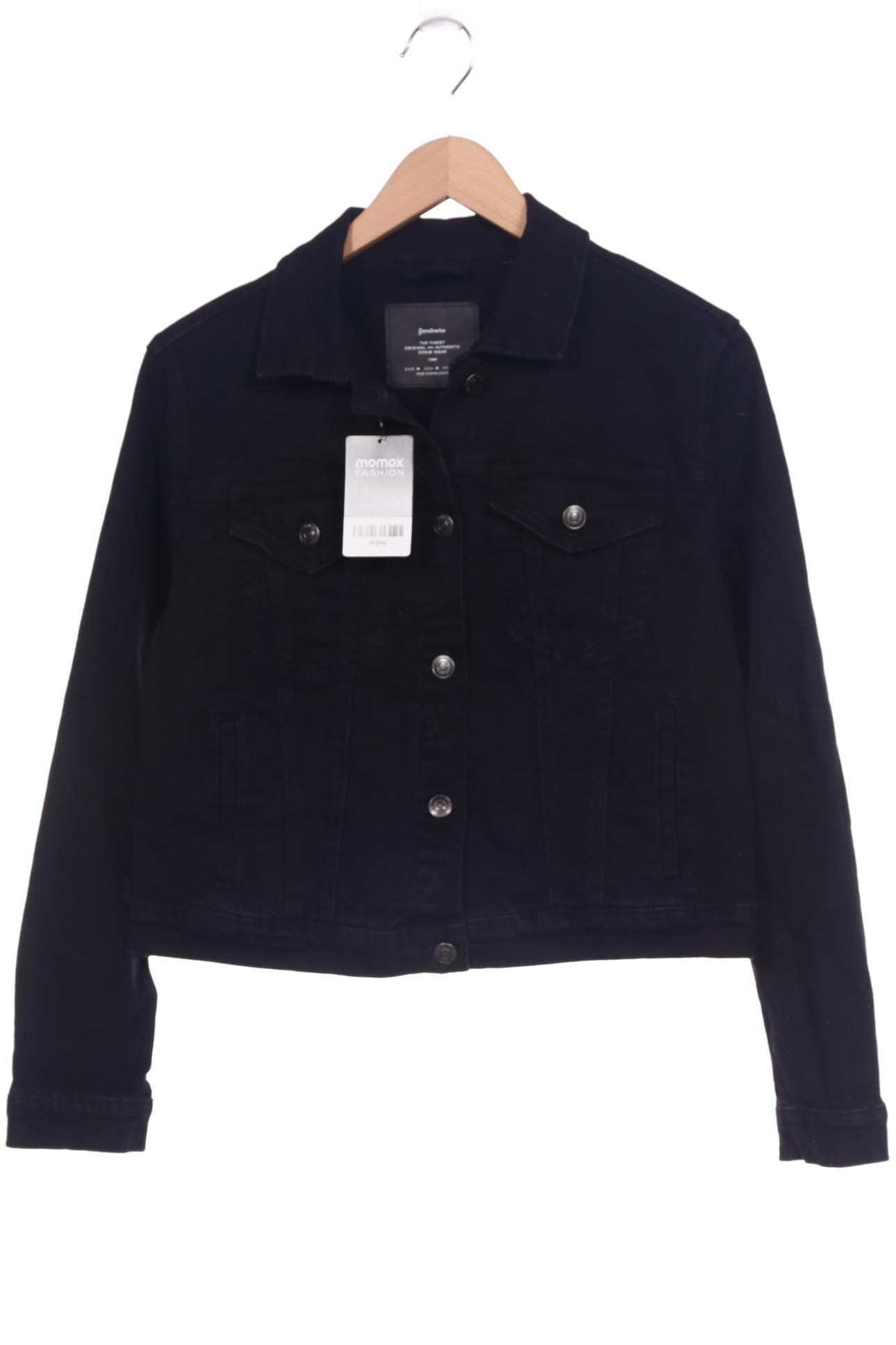 

Stradivarius Damen Jacke, schwarz, Gr. 38