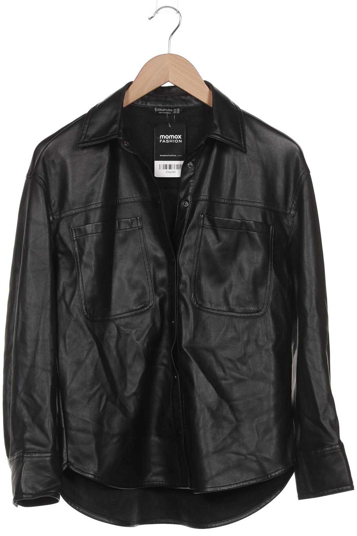 

Stradivarius Damen Jacke, schwarz, Gr. 34