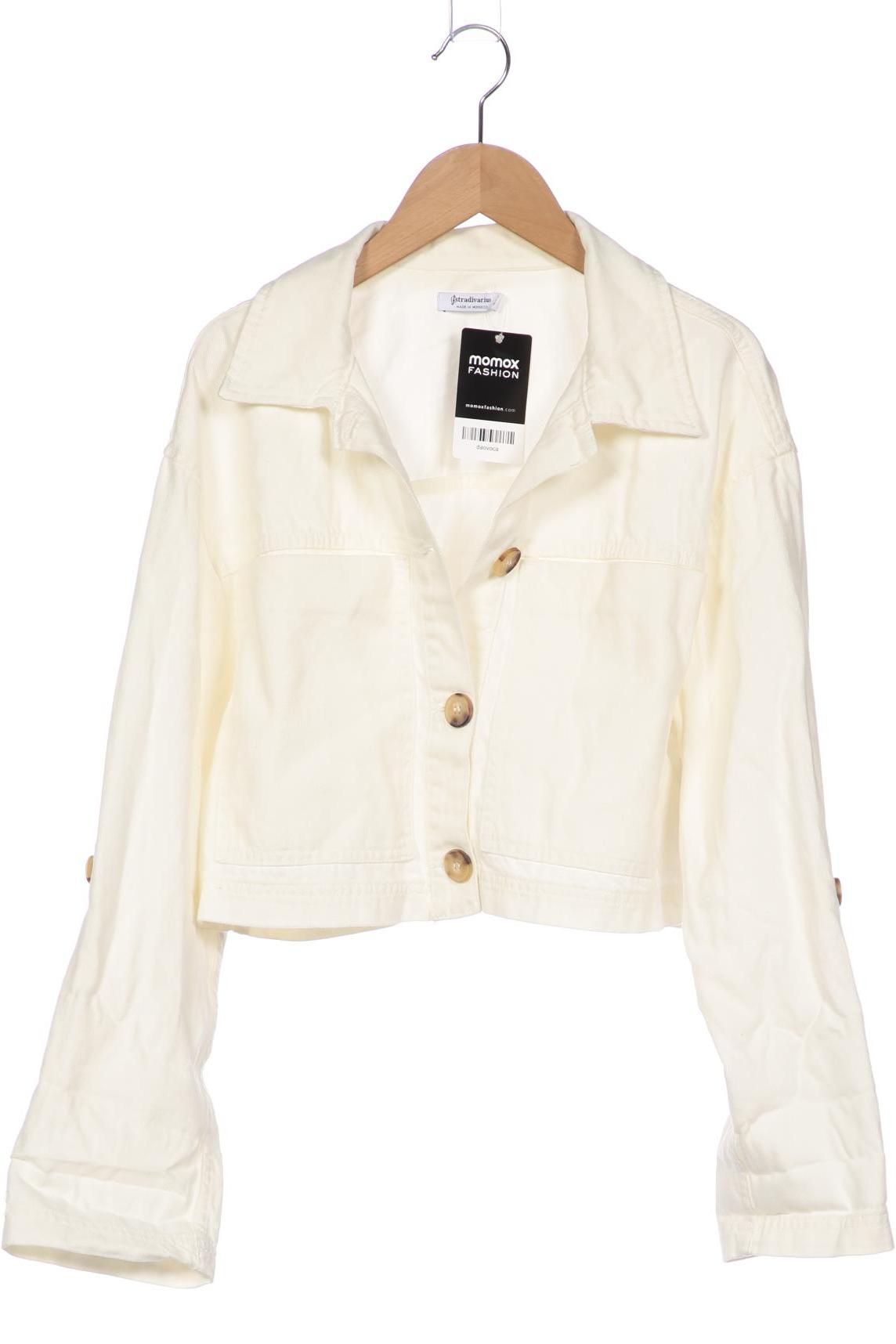 

Stradivarius Damen Jacke, cremeweiß, Gr. 36
