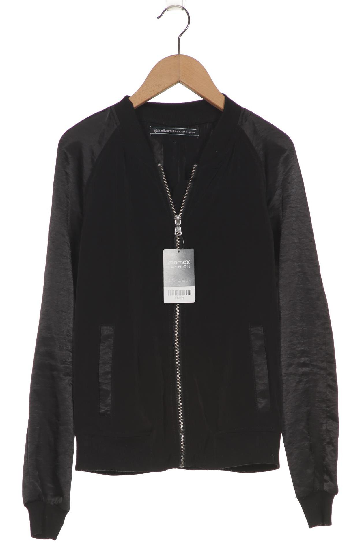 

Stradivarius Damen Jacke, schwarz