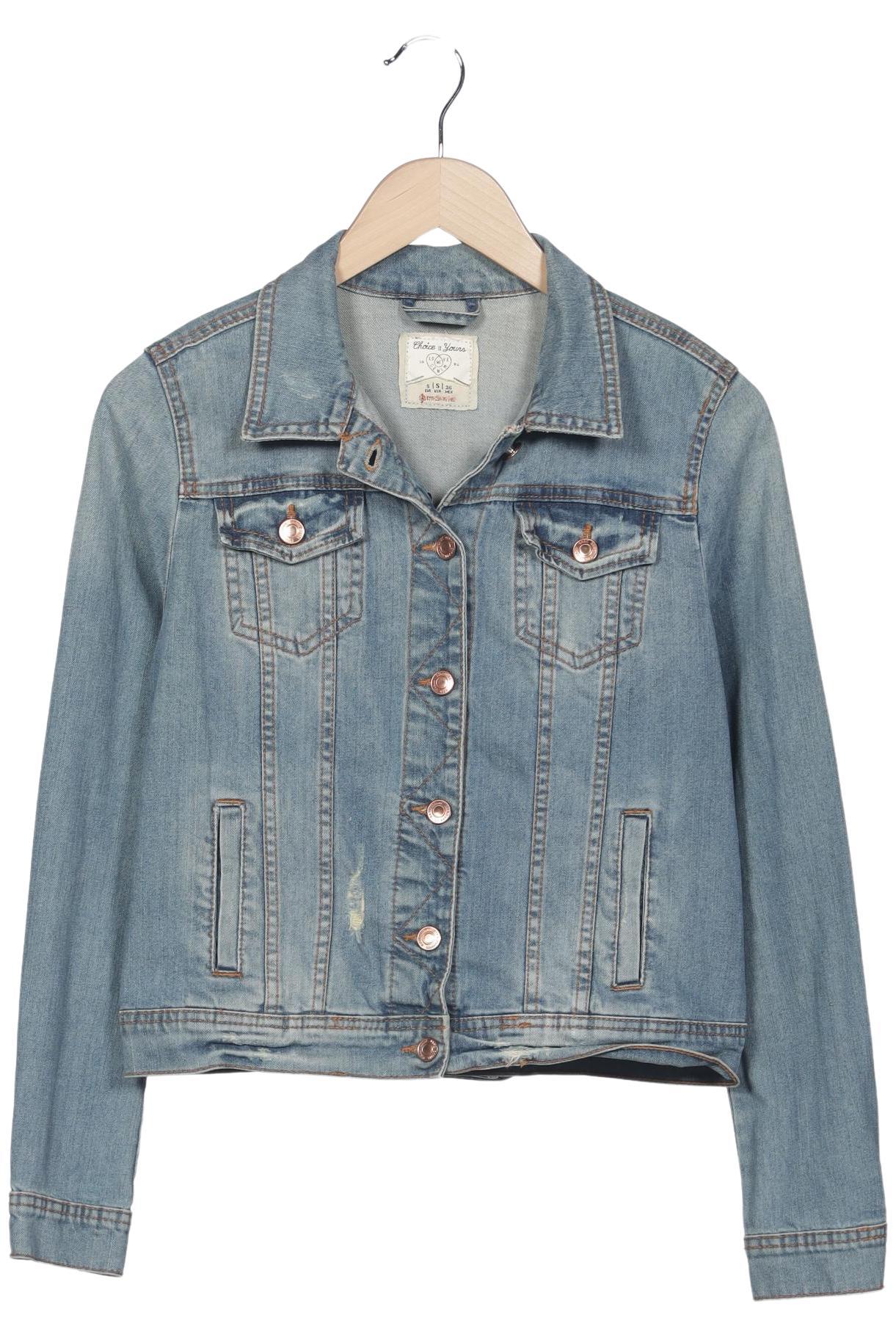 

Stradivarius Damen Jacke, hellblau, Gr. 36