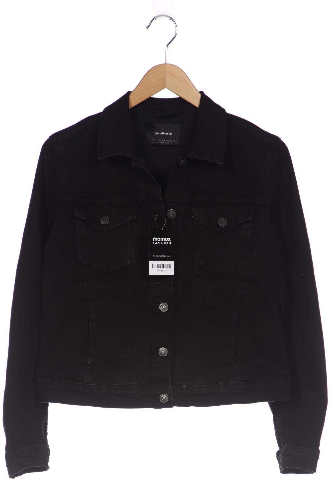 

Stradivarius Damen Jacke, schwarz