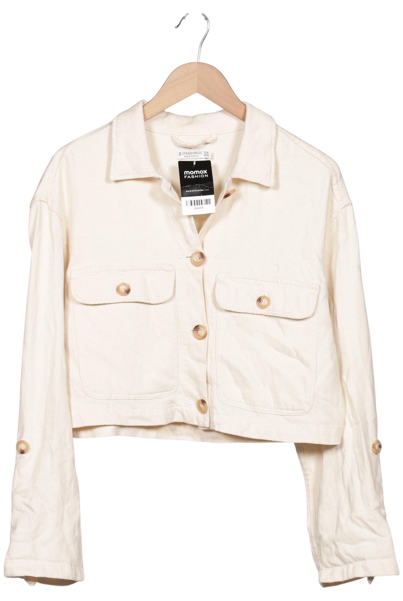 

Stradivarius Damen Jacke, cremeweiß, Gr. 38