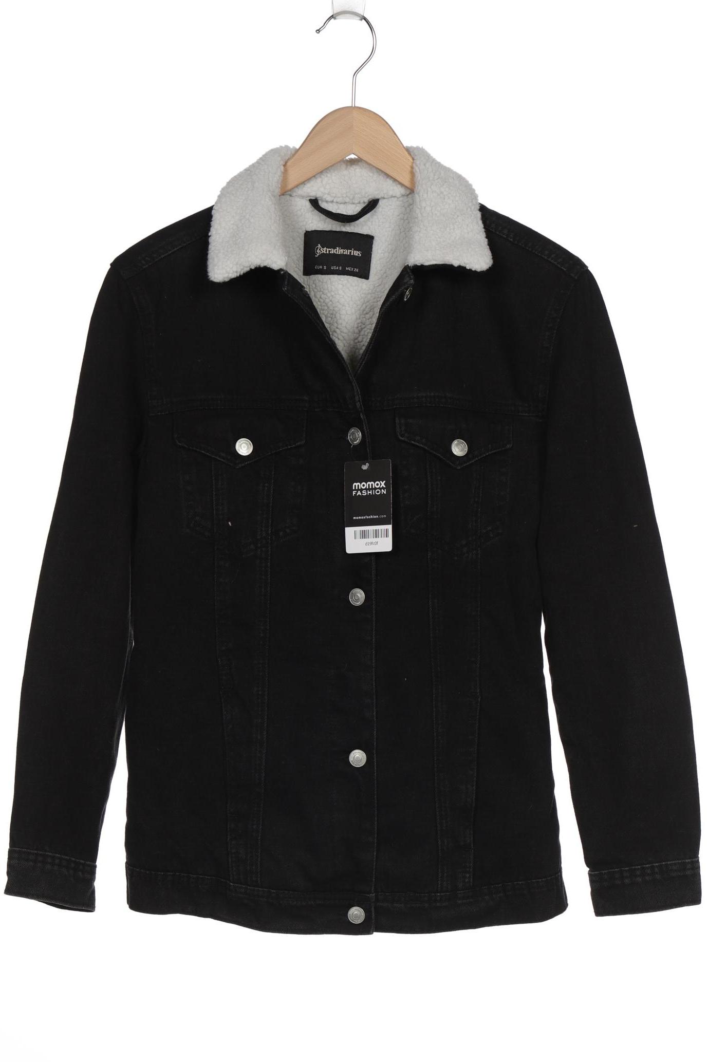 

Stradivarius Damen Jacke, schwarz