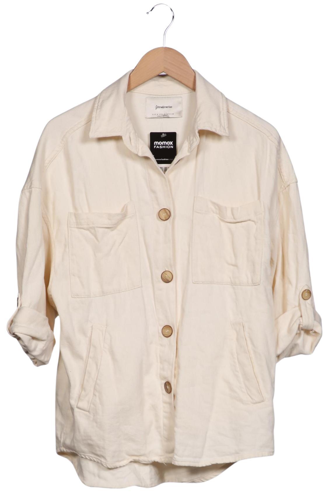 

Stradivarius Damen Jacke, cremeweiß, Gr. 36