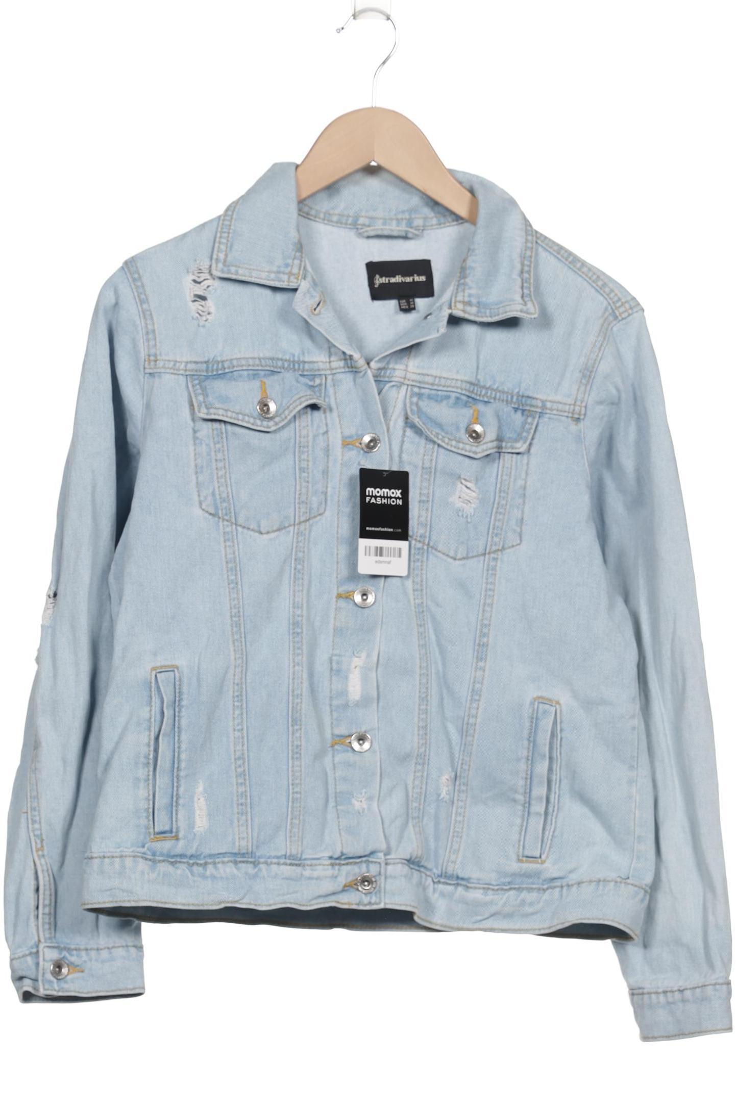 

Stradivarius Damen Jacke, hellblau, Gr. 38