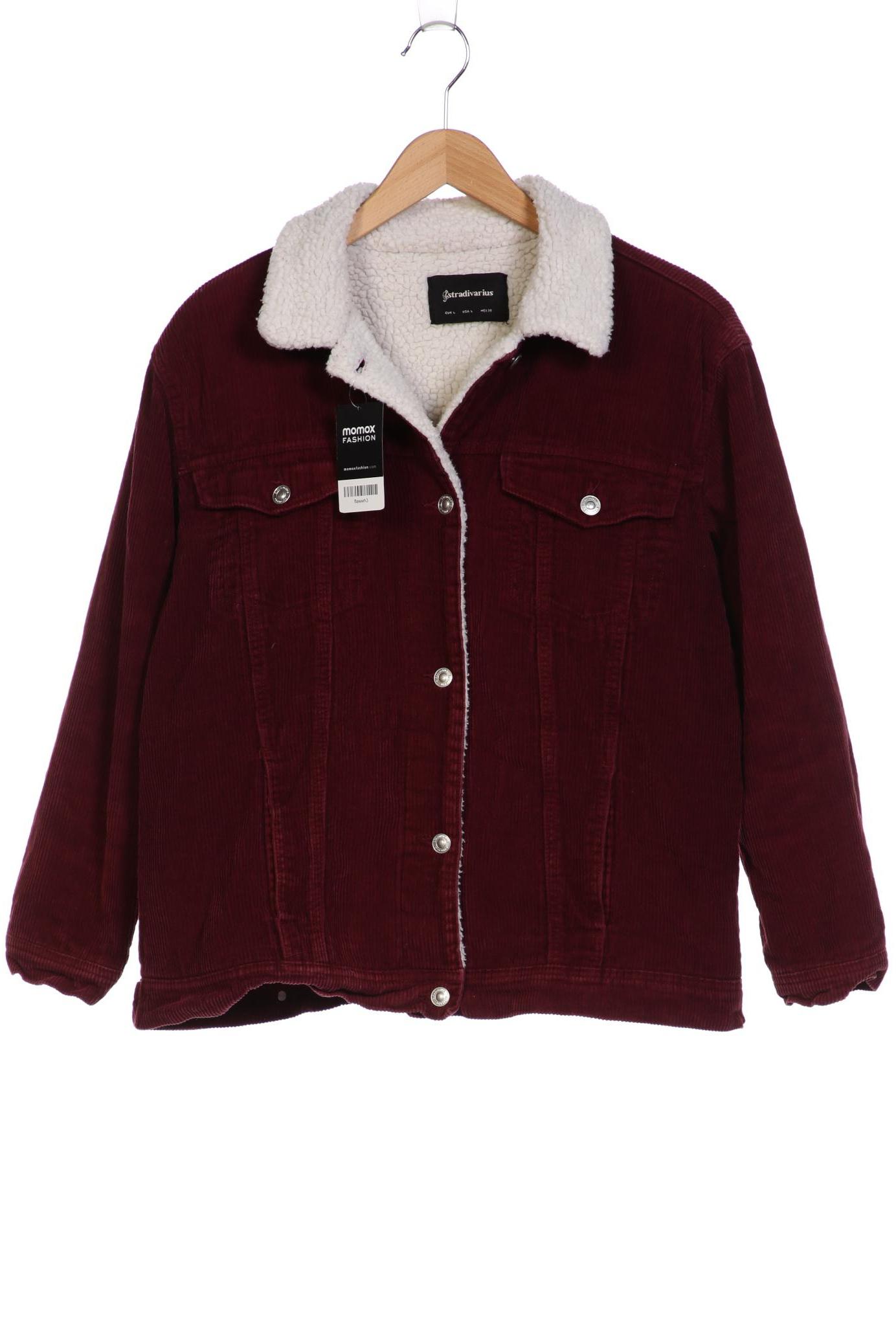 

Stradivarius Damen Jacke, bordeaux, Gr. 42