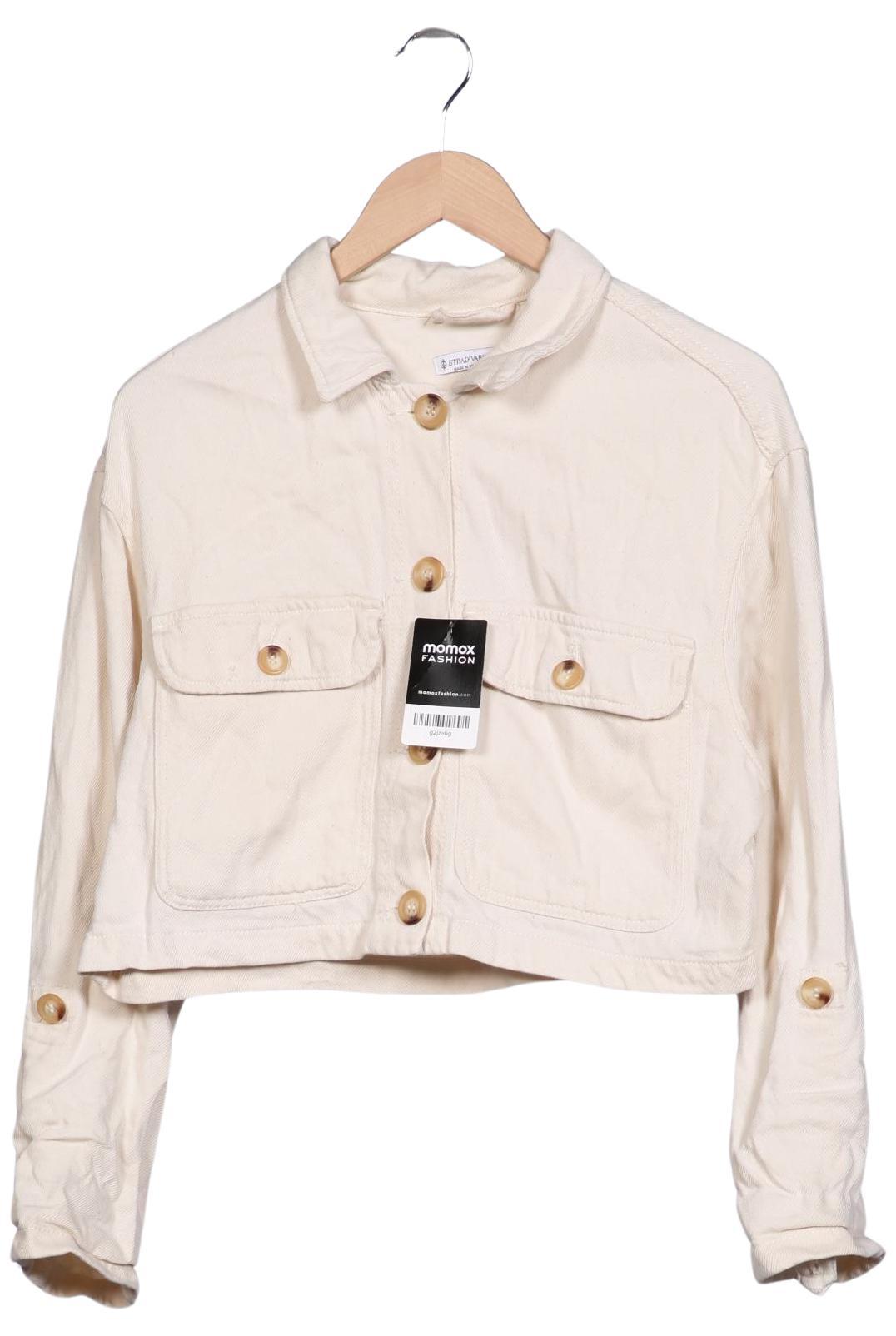 

Stradivarius Damen Jacke, cremeweiß, Gr. 38