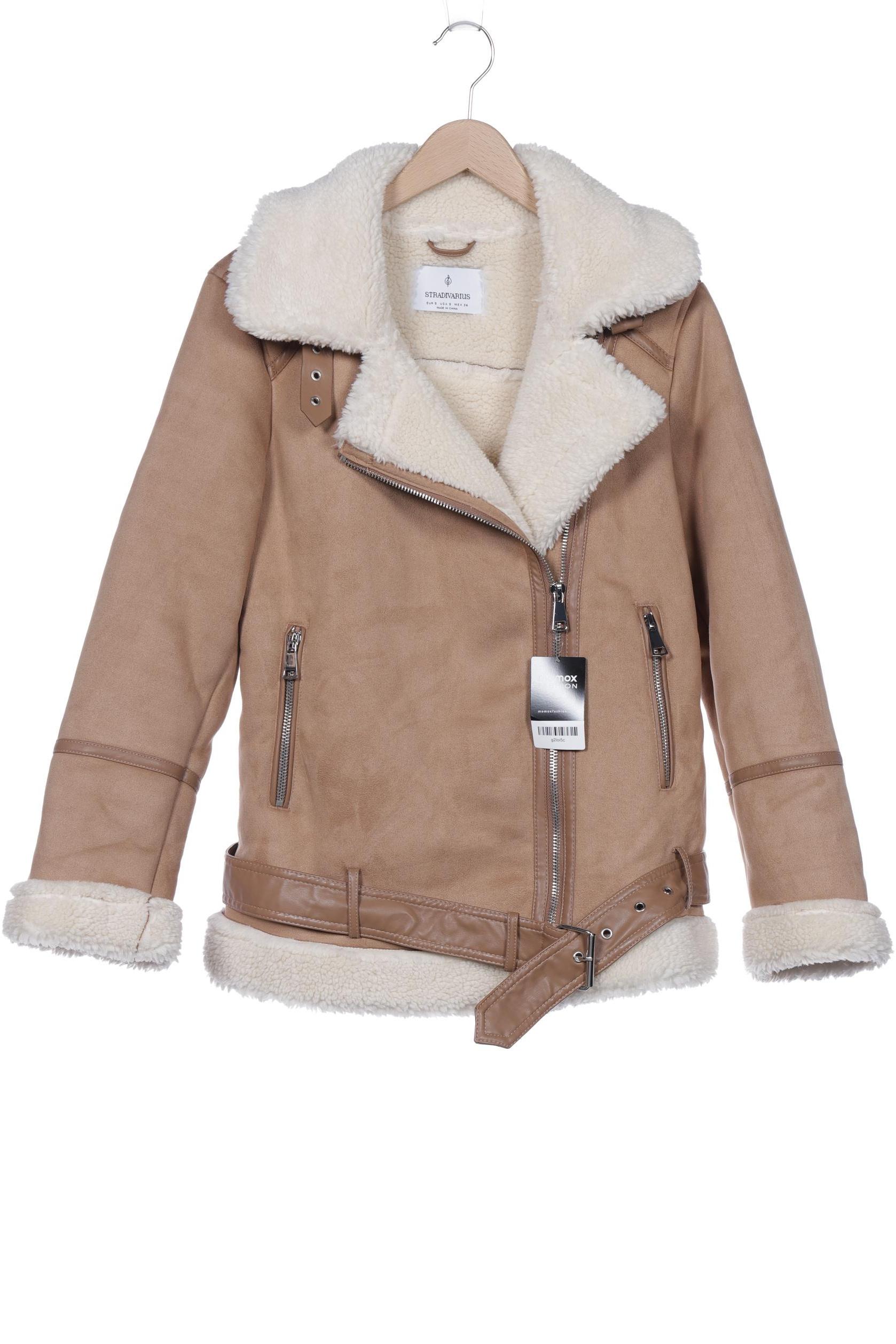 

Stradivarius Damen Jacke, beige, Gr. 36