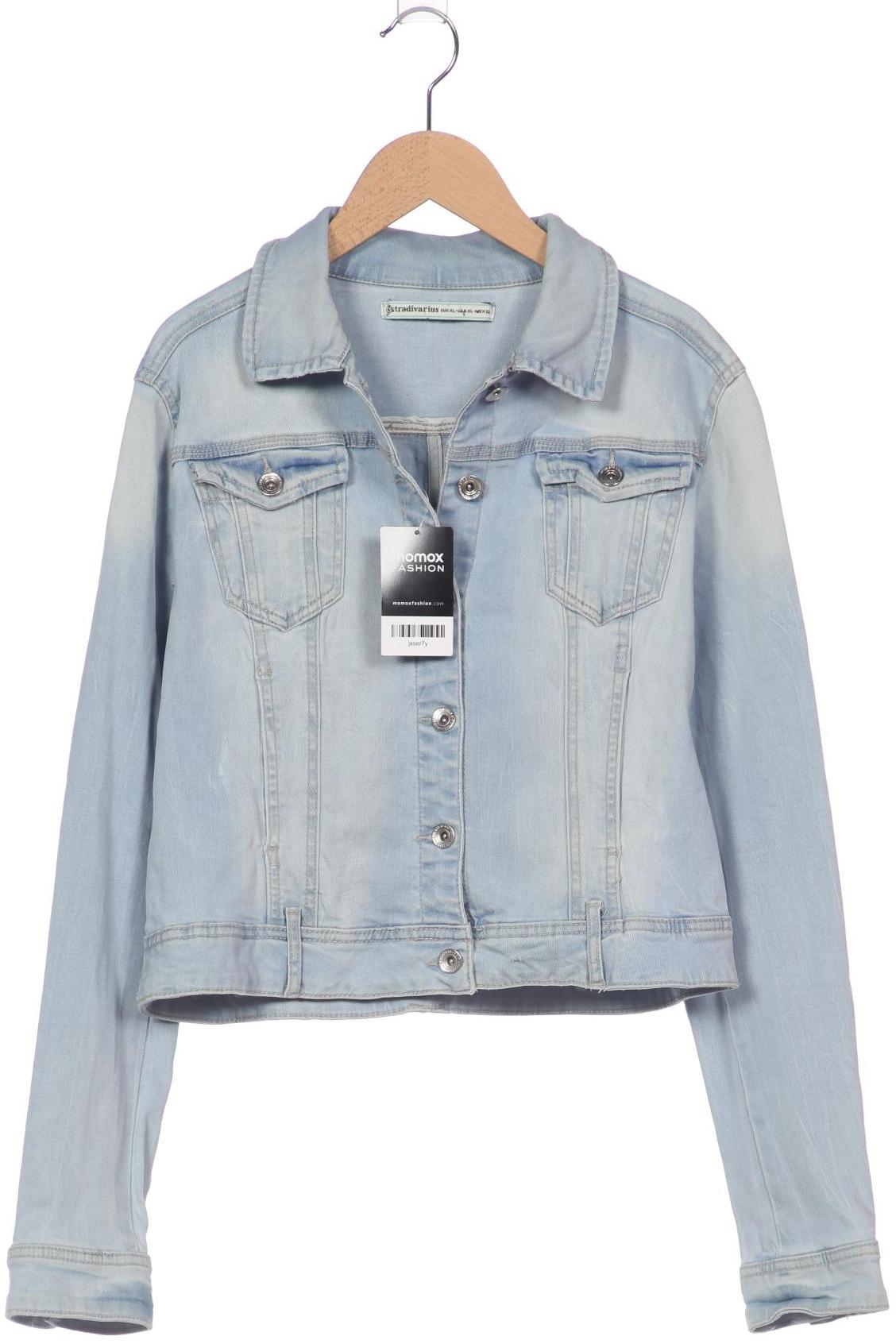 

Stradivarius Damen Jacke, hellblau, Gr. 44